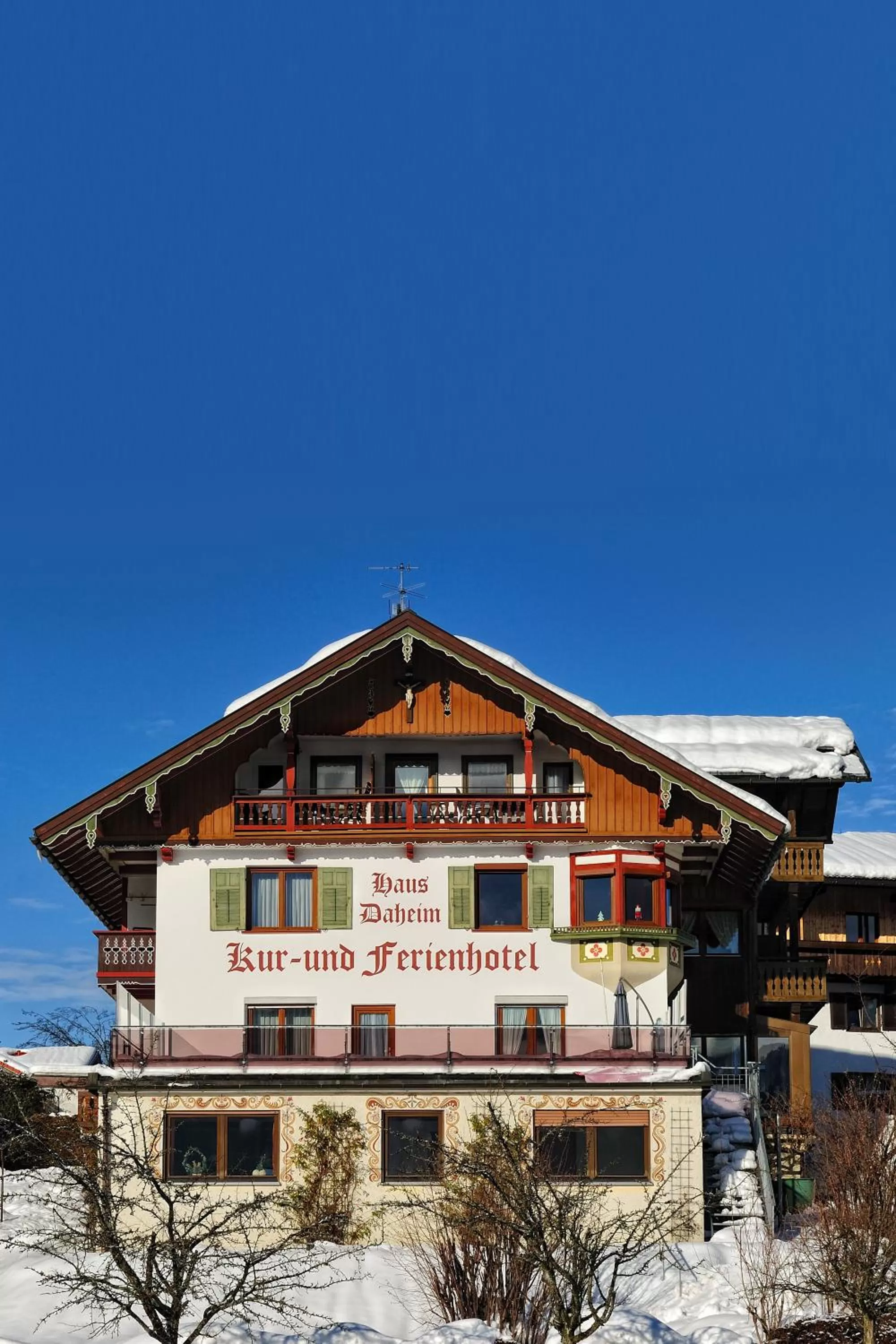 Property building, Winter in Haus Daheim