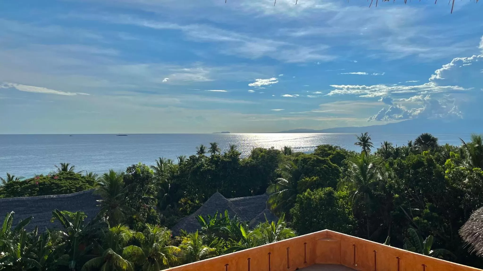Sea view in Coco Grove Beach Resort, Siquijor Island