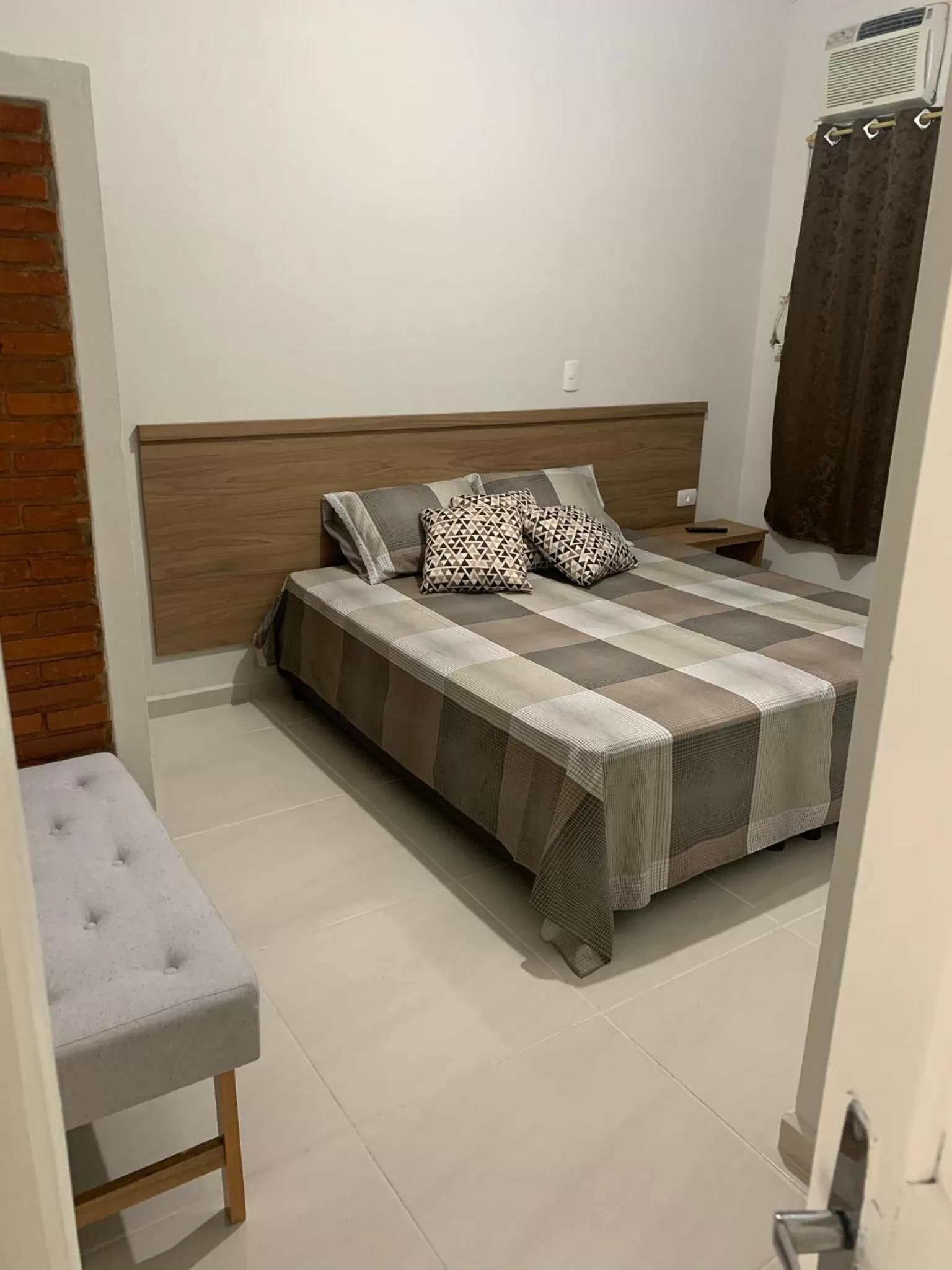 Bed in Pousada Ananda São Pedro