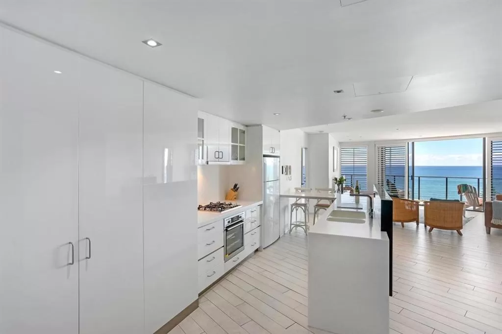 Kitchen or kitchenette in Ambience on Burleigh Beach