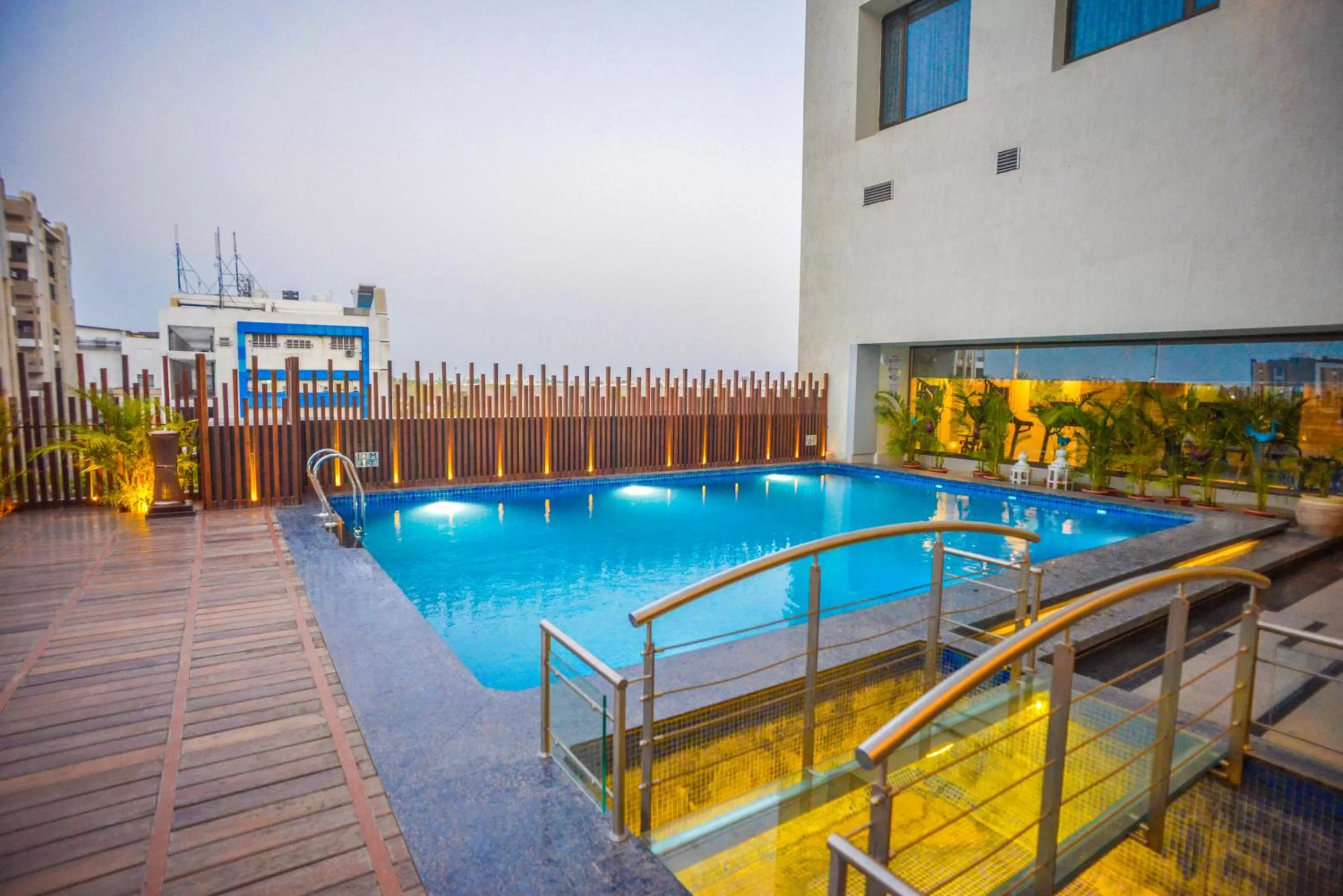 Swimming pool in Efcee Sarovar Premiere Bhavnagar