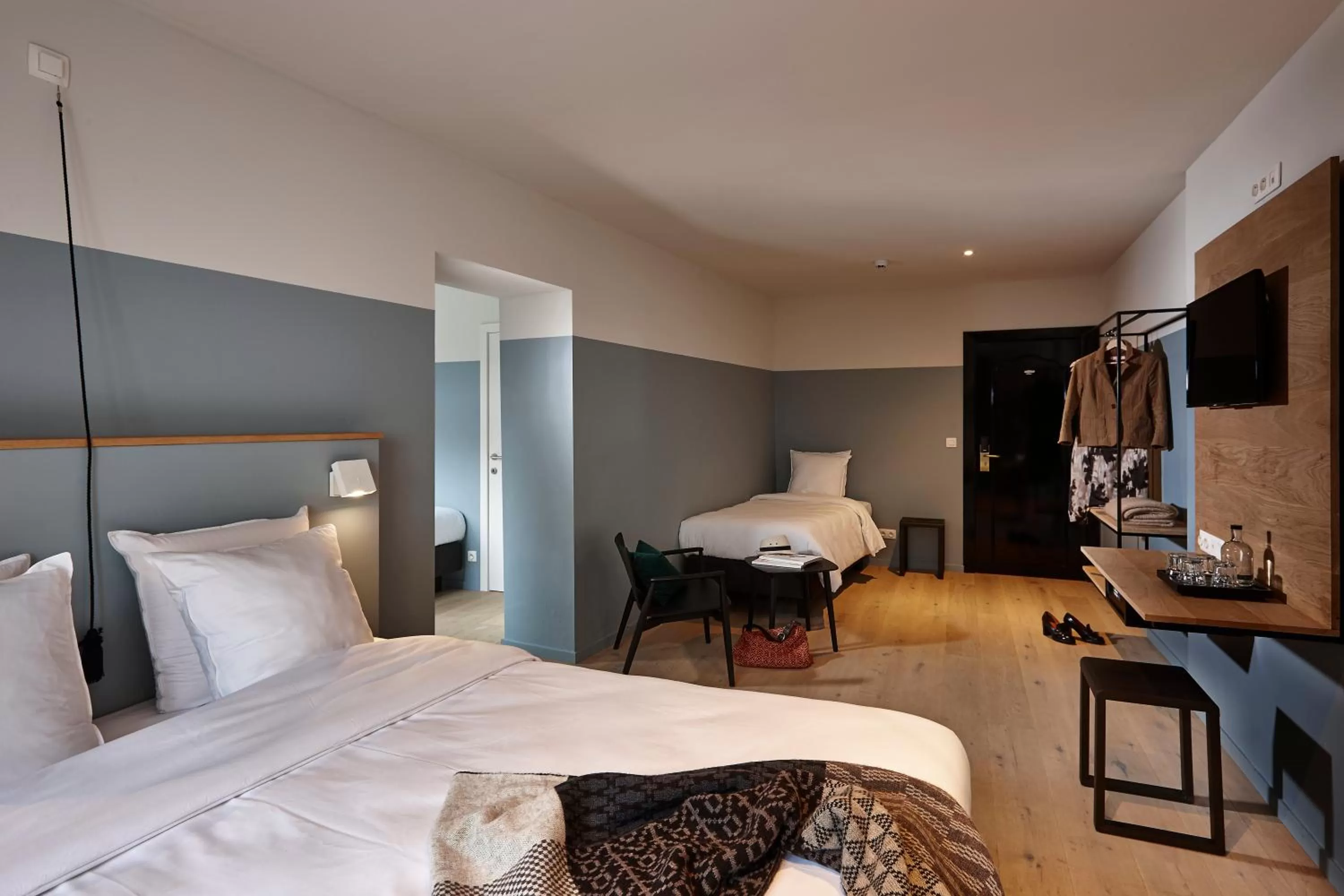 Bed in Hotel Monsieur Ernest