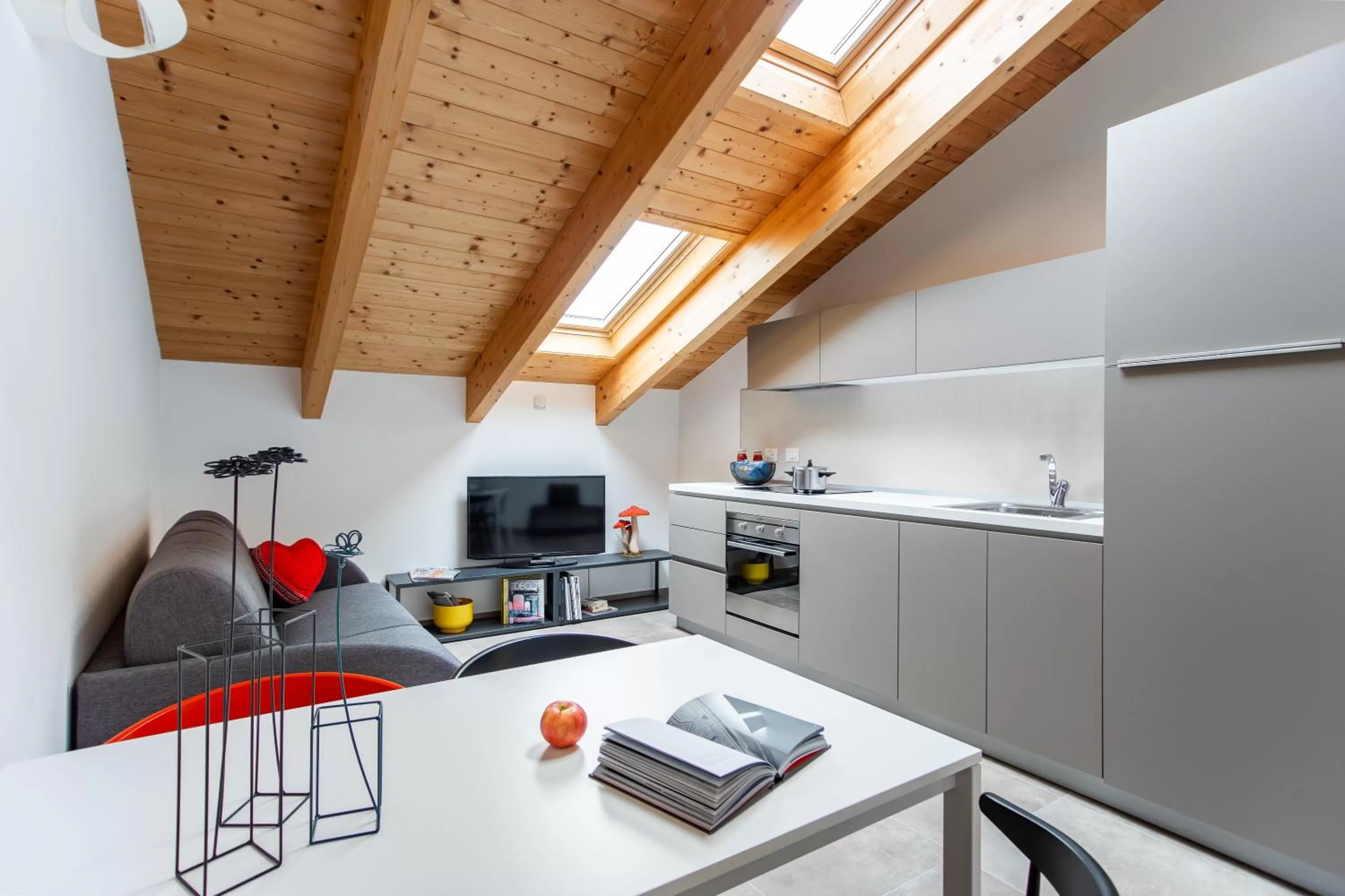 Kitchen or kitchenette in Dreams Hotel Residenza Pianell 10