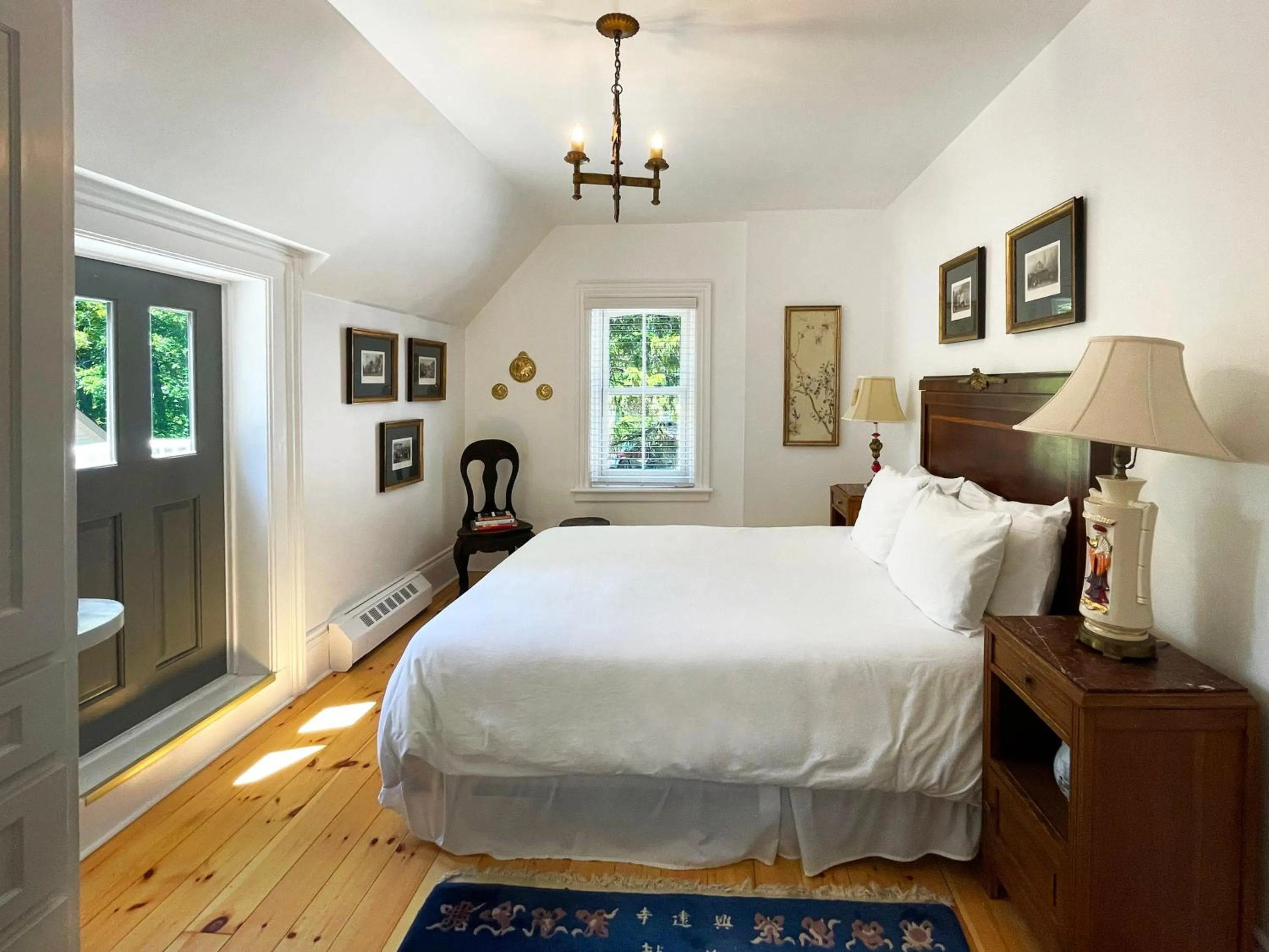 Bedroom, Bed in Merrill House