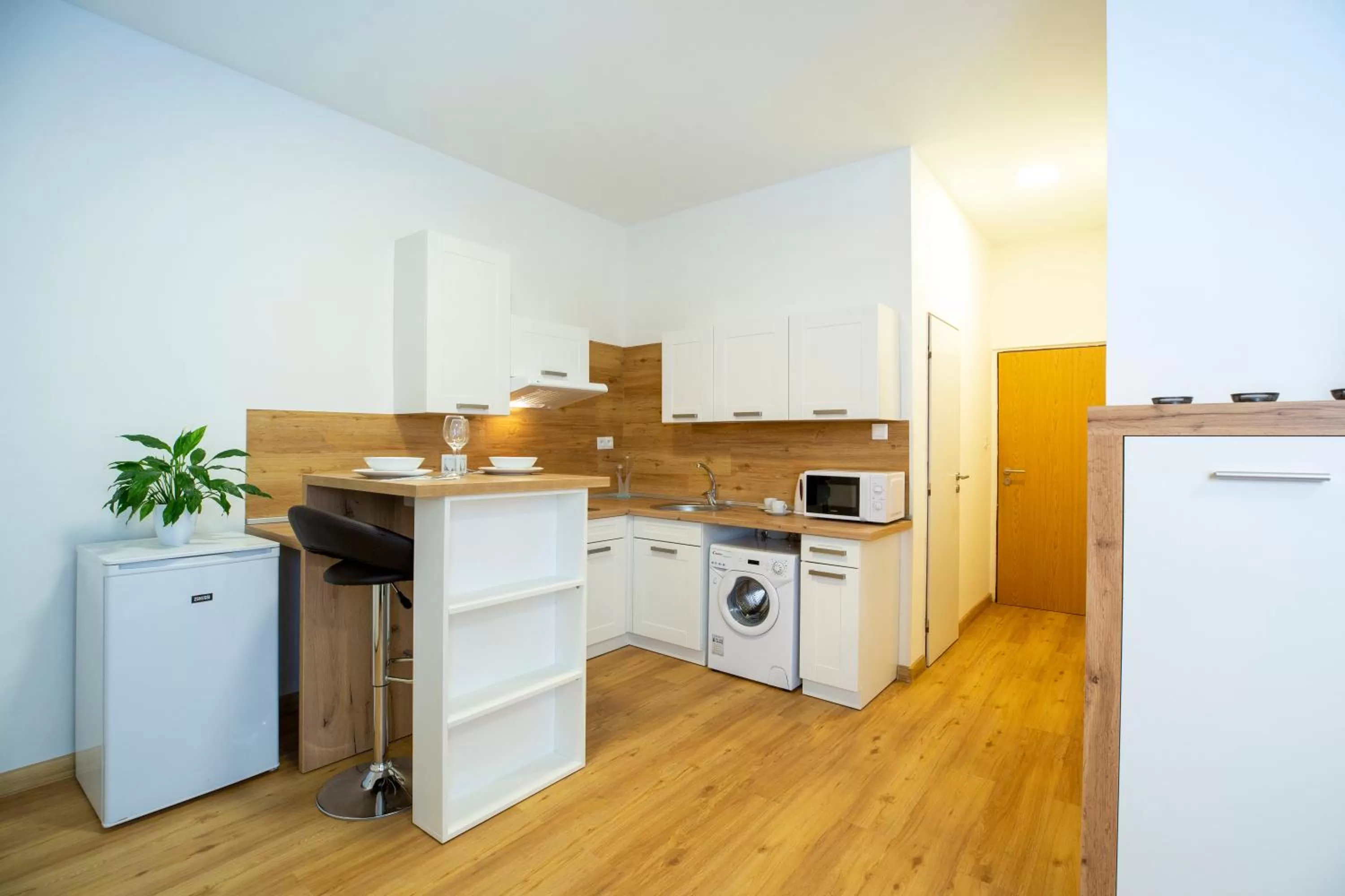 Kitchen or kitchenette in Agro Complex Apartments