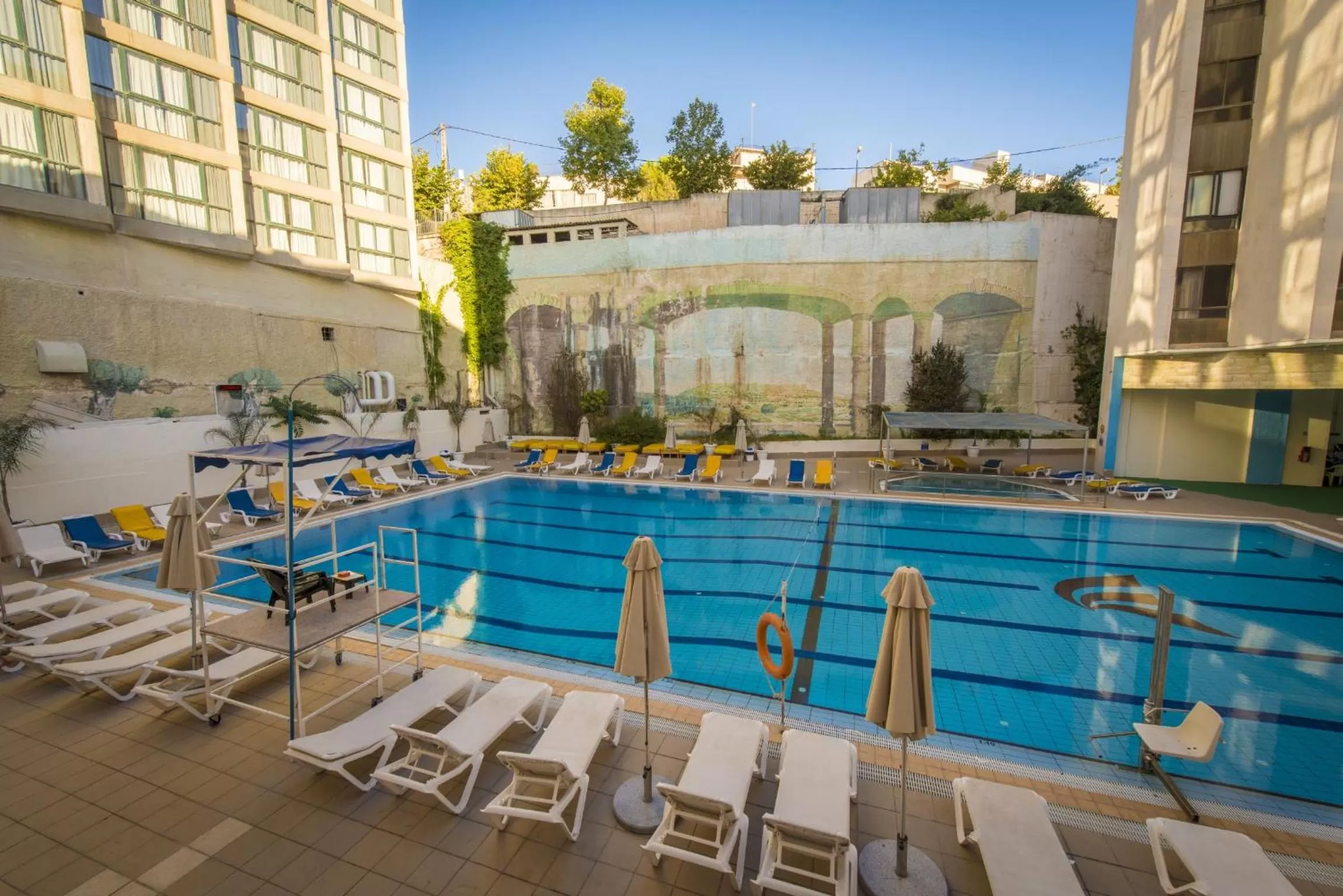 Swimming pool in Shalom Jerusalem Hotel