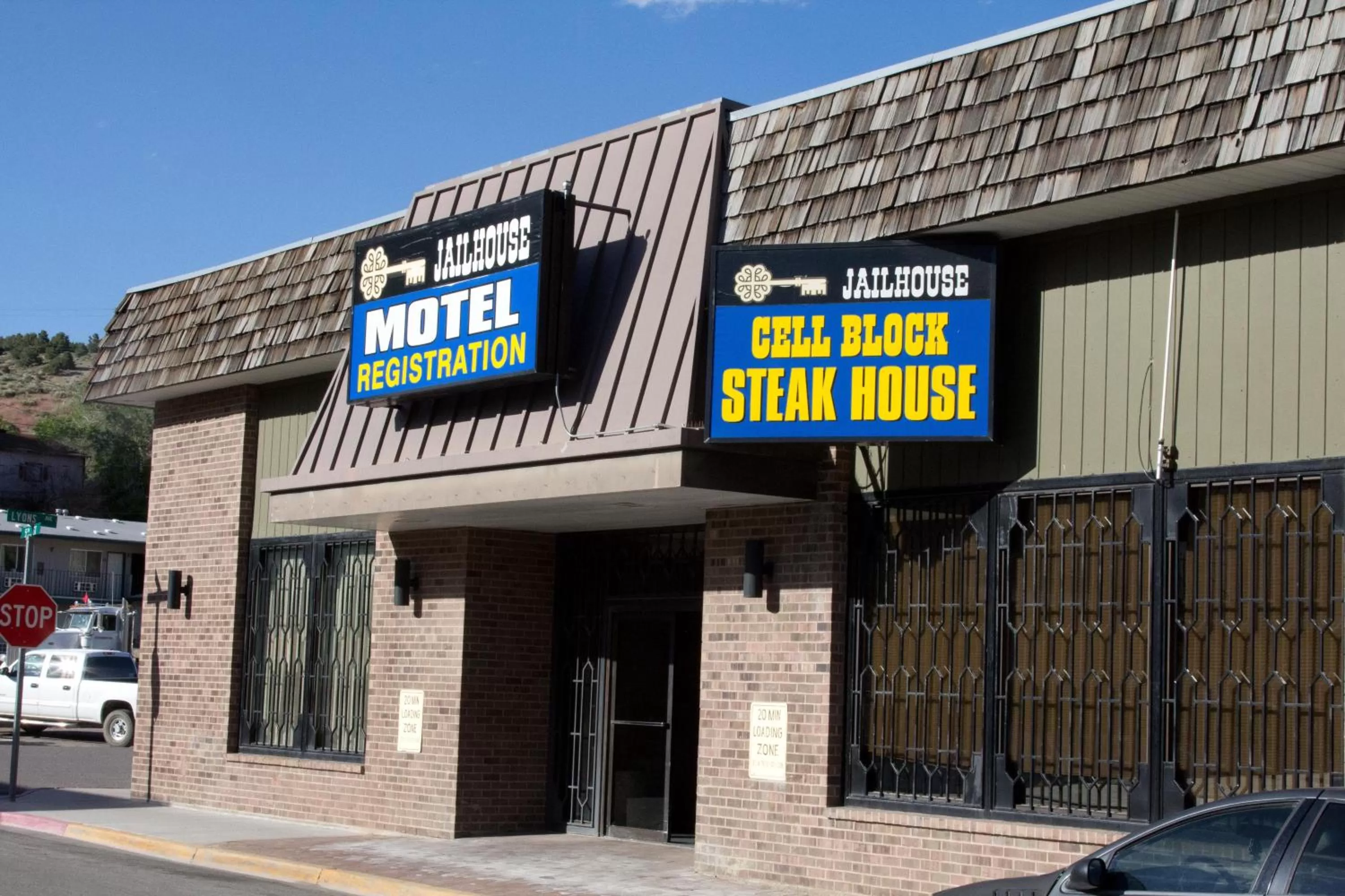 Facade/entrance, Property Building in Jailhouse Motel and Casino