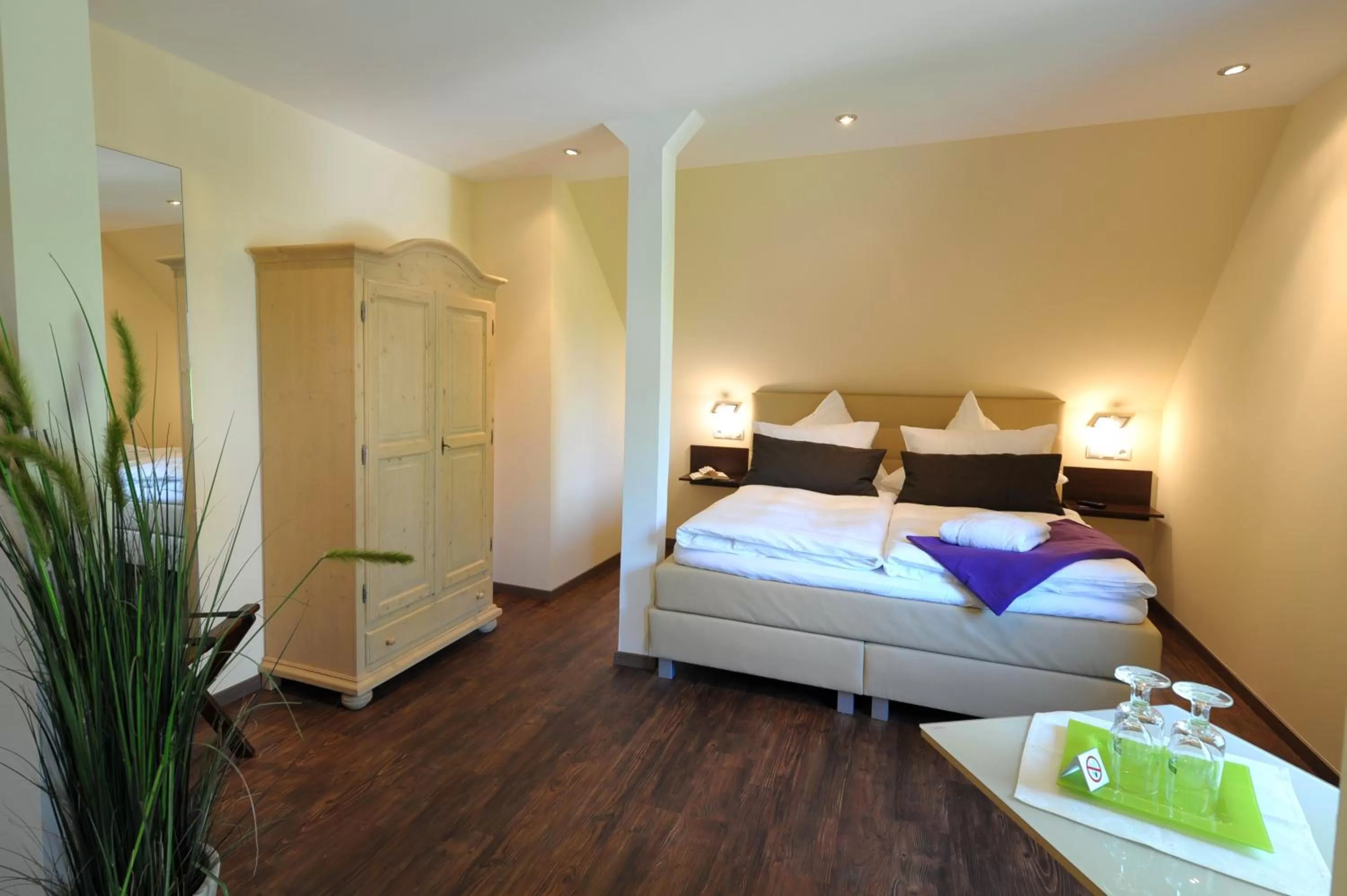 Photo of the whole room, Bed in Burgdorfs Hotel & Restaurant