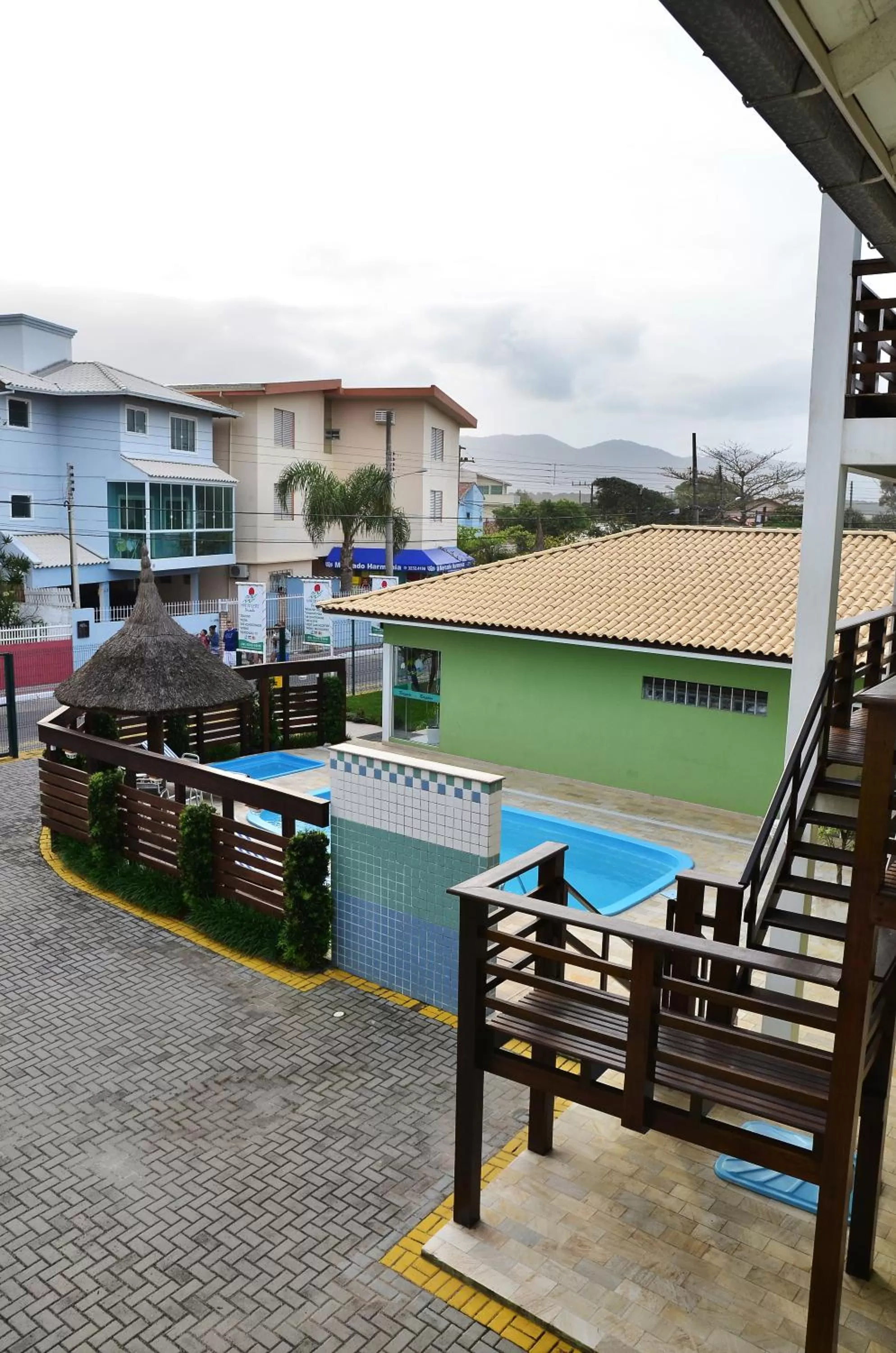 Pool view in Pousada Mar Do Leste