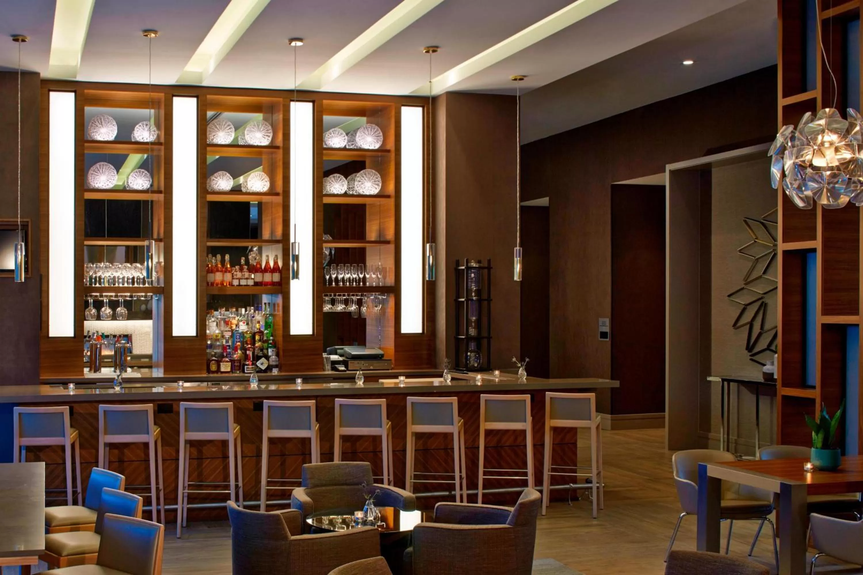 Lounge or bar in AC Hotel by Marriott Atlanta Buckhead at Phipps Plaza
