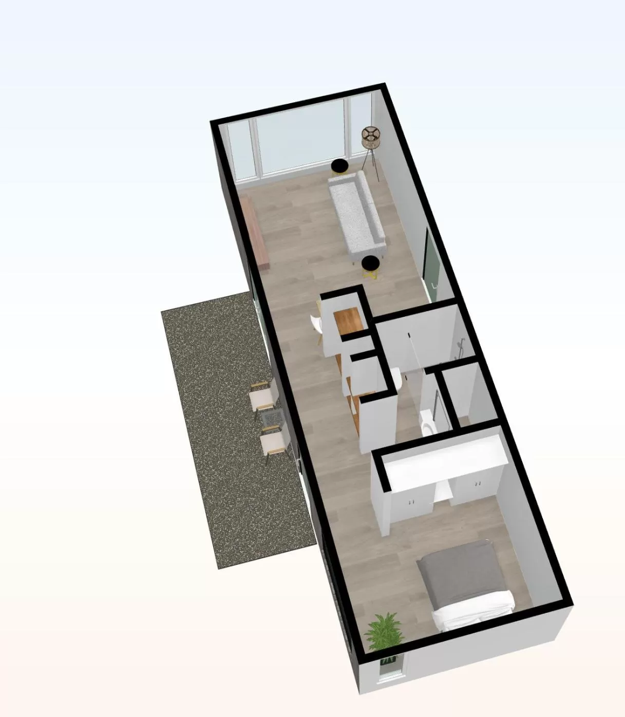 Floor plan in Mooiverblijf