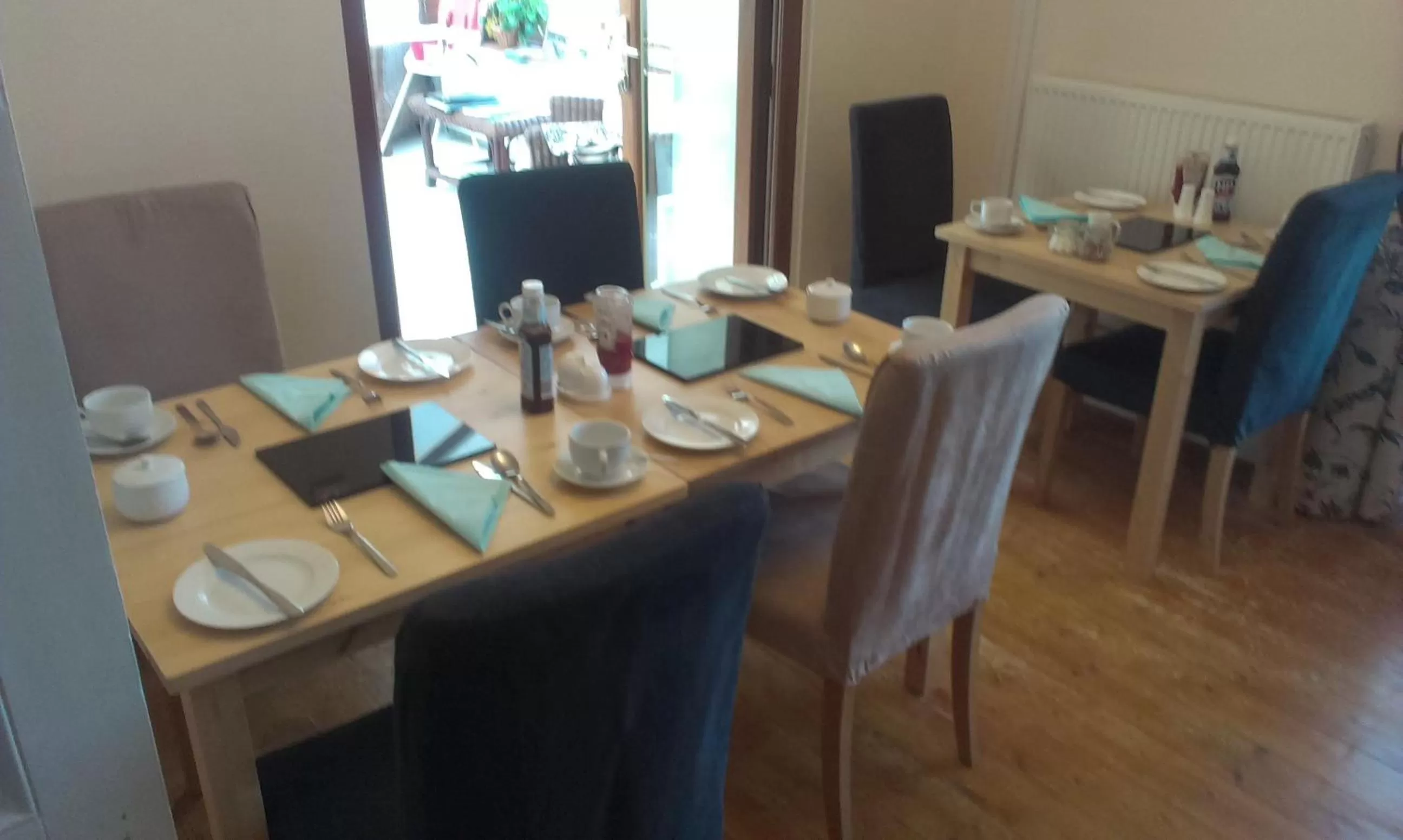 Dining area in Pant Teg B & B