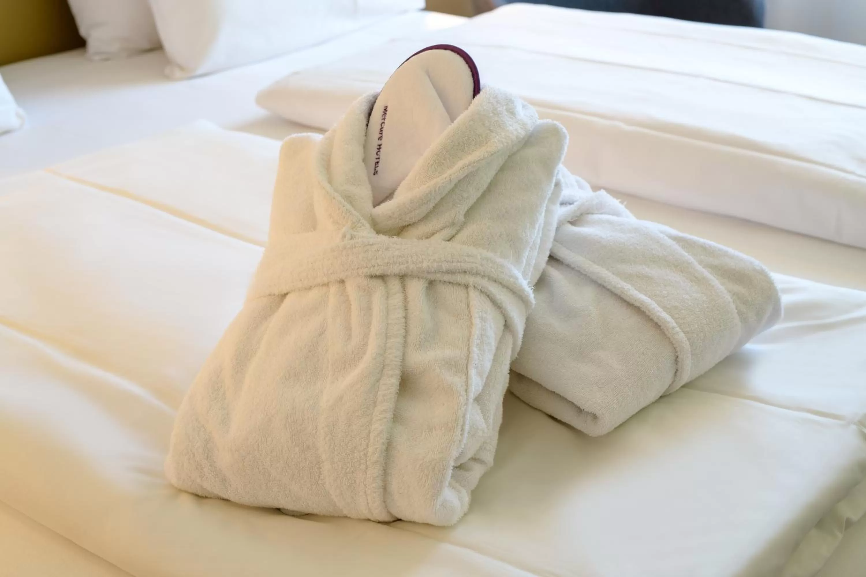 Decorative detail, Bed in Mercure Hotel Berlin City