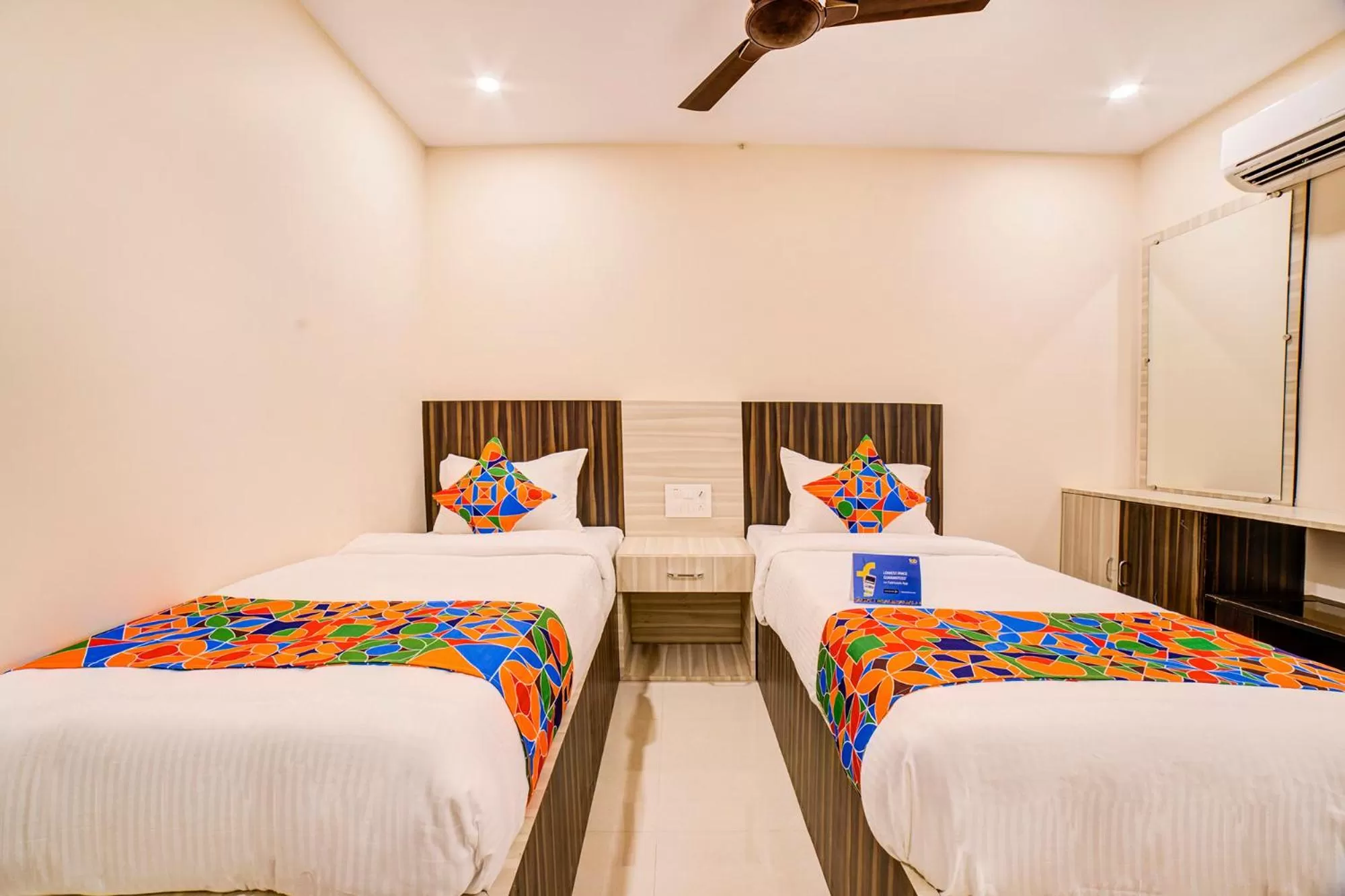 Bedroom, Bed in FabHotel Spark Inn Dwarakanagar