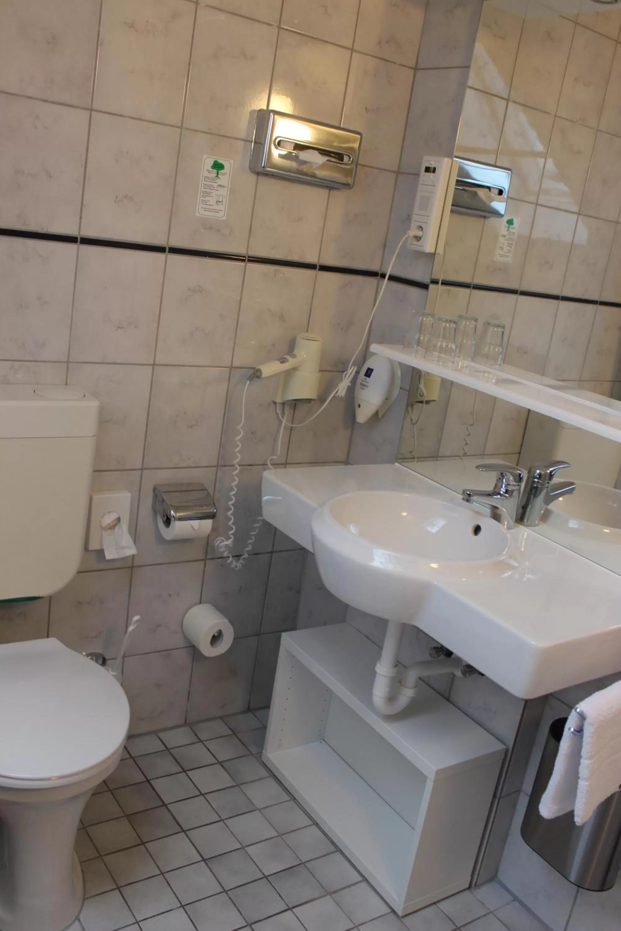 Bathroom in Hotel Rosmarin