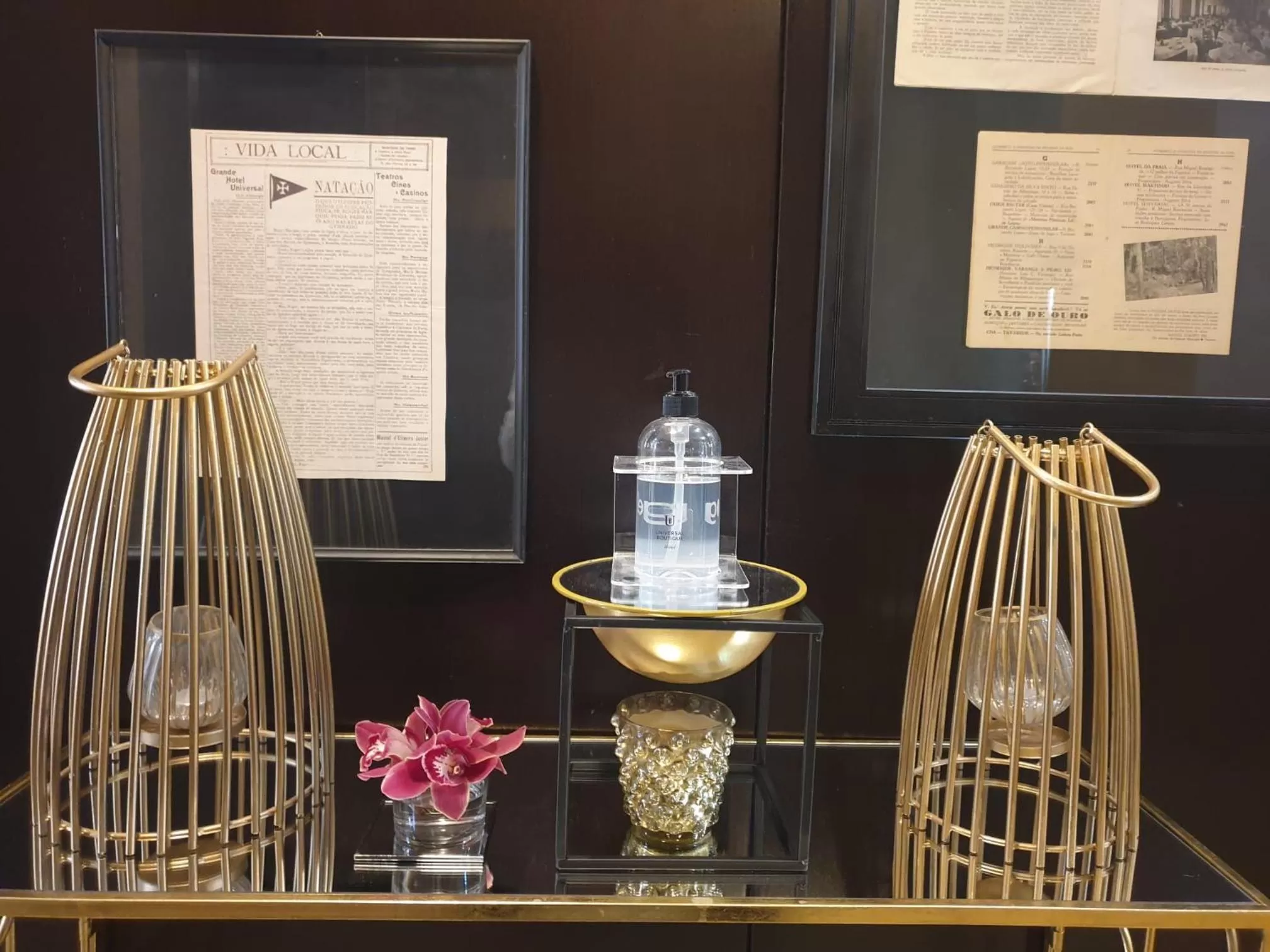 Decorative detail in Universal Boutique Hotel