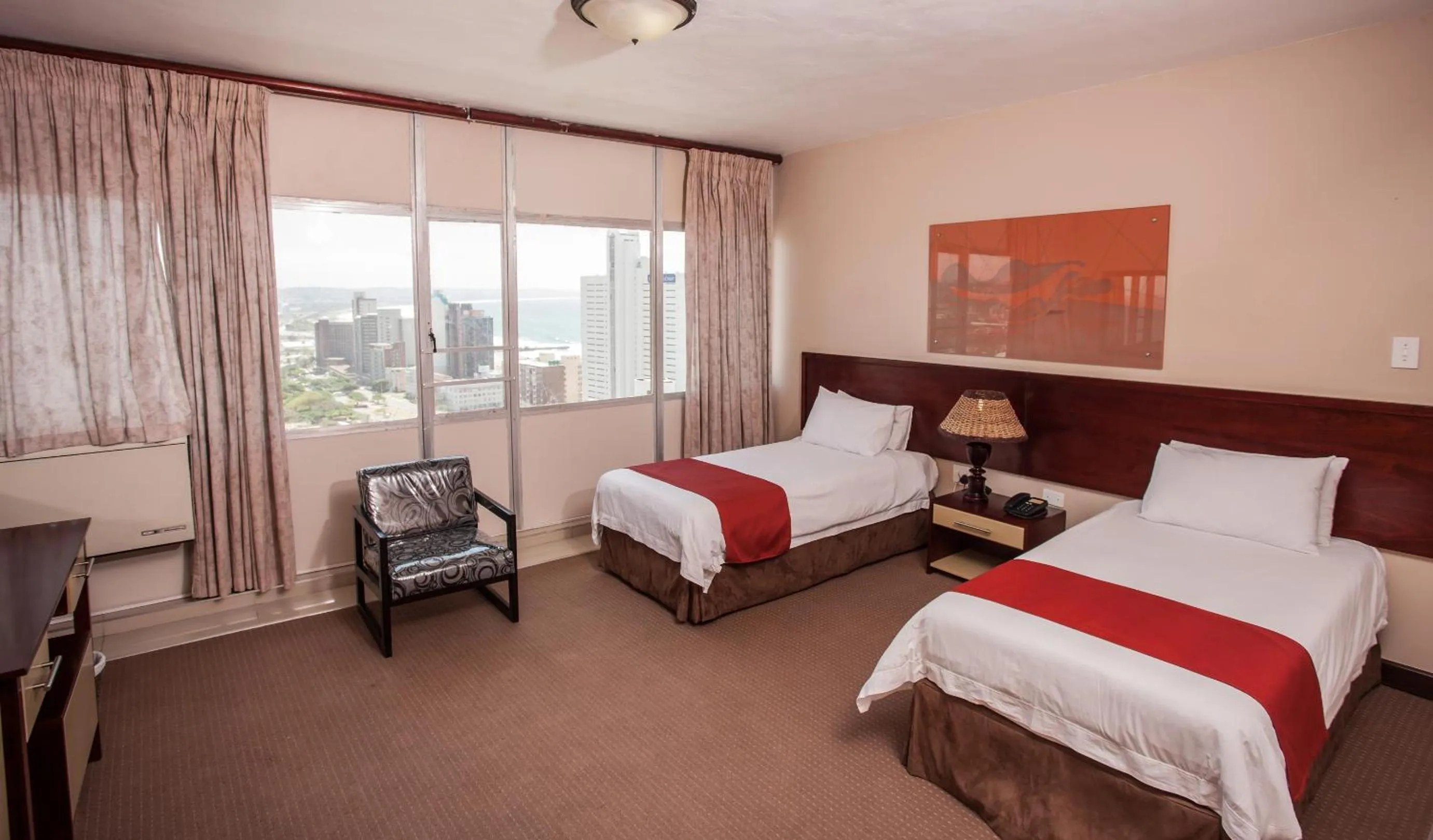 Bed in Coastlands Durban Self Catering Holiday Apartments