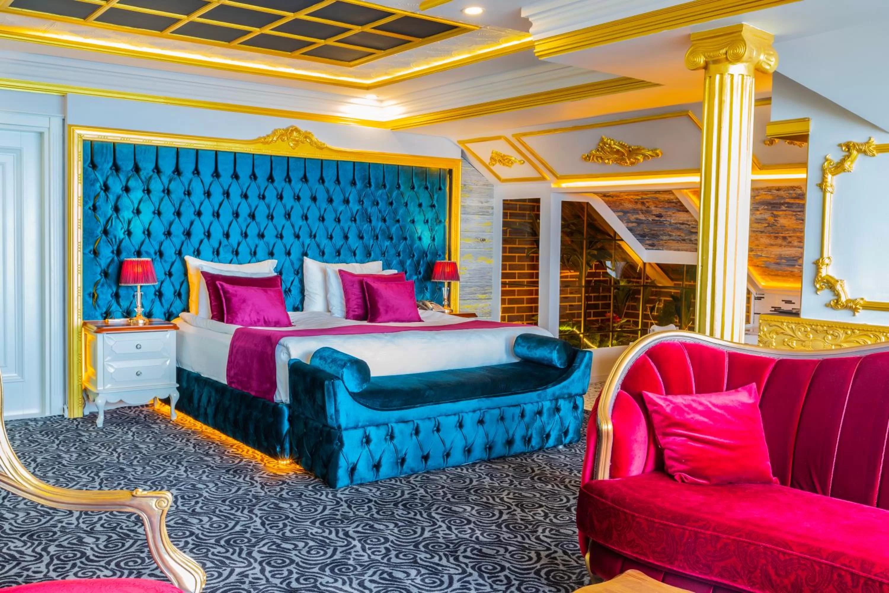 Bed in Andalouse Otel