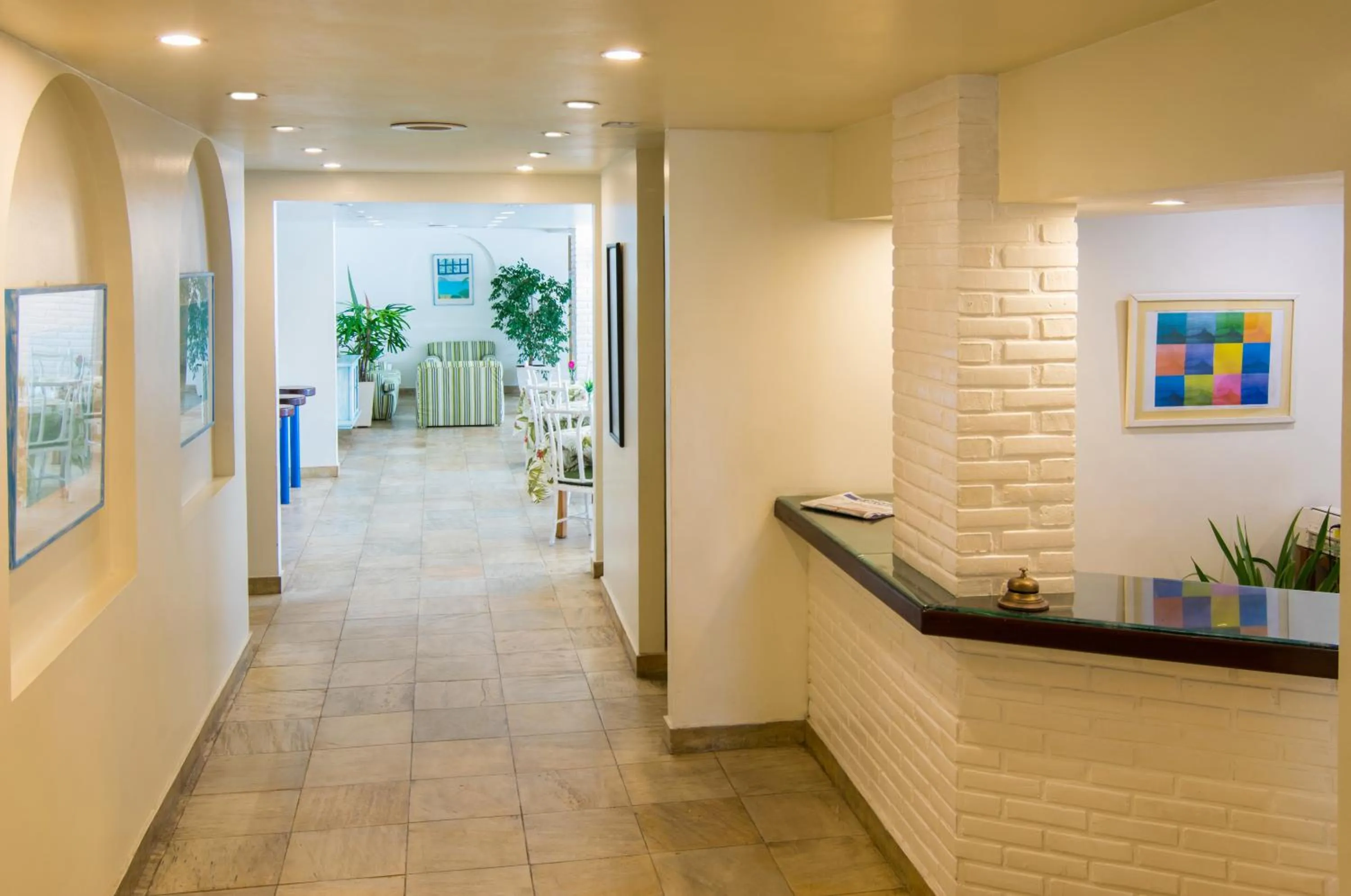 Lobby or reception in Hotel Doce Mar