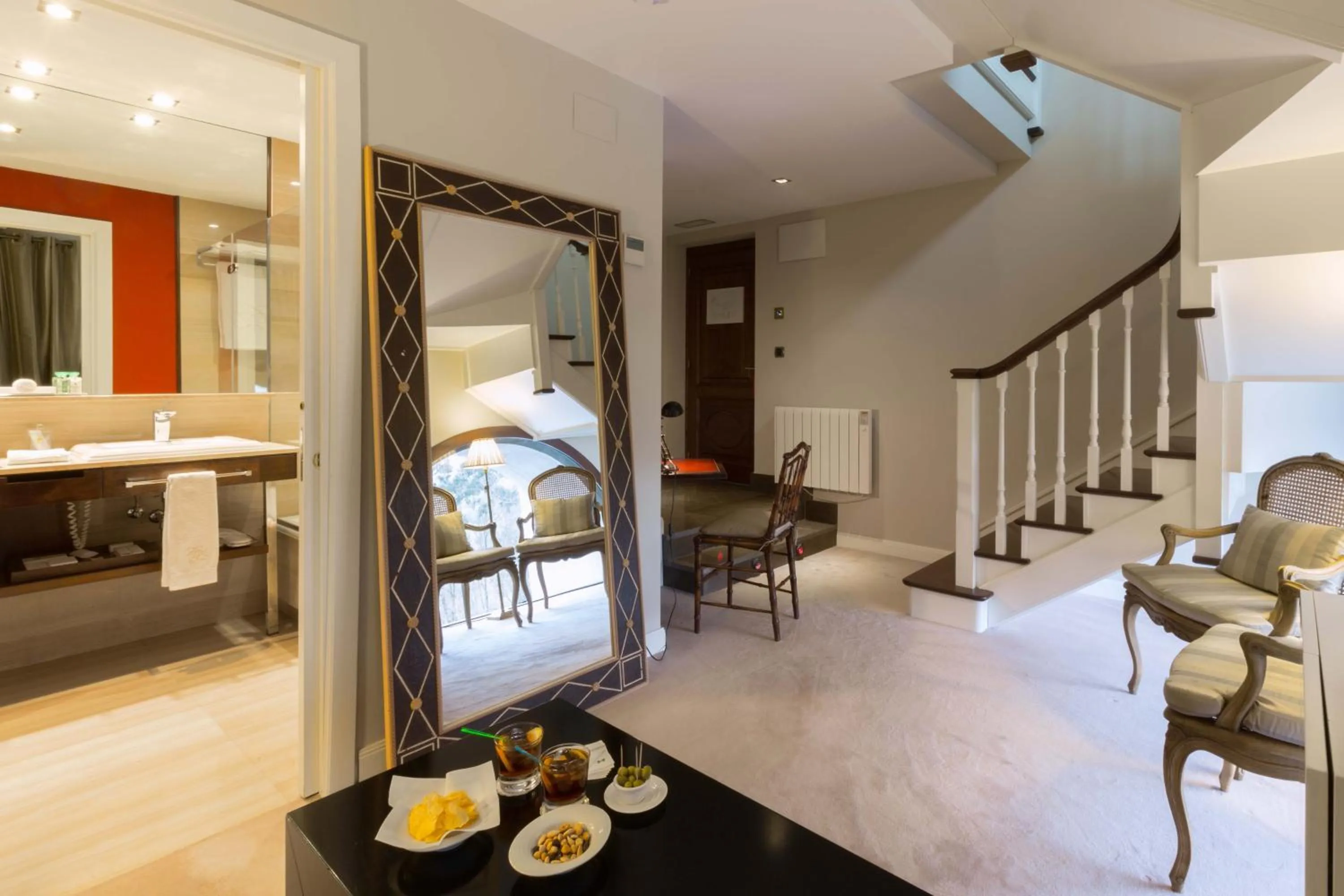 Seating area in Castillo Del Bosque La Zoreda