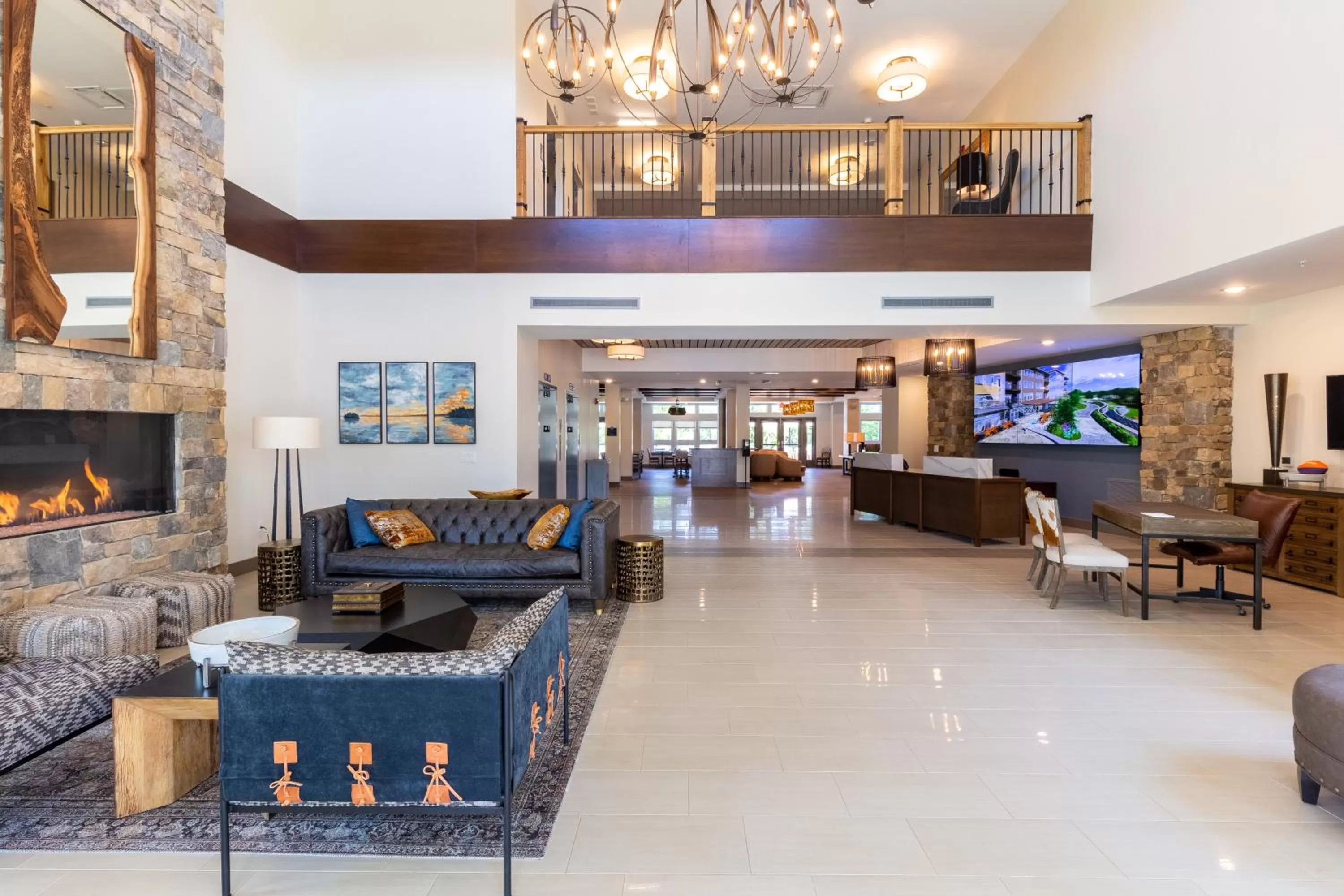 Lobby or reception in Lakeside Lodge Clemson