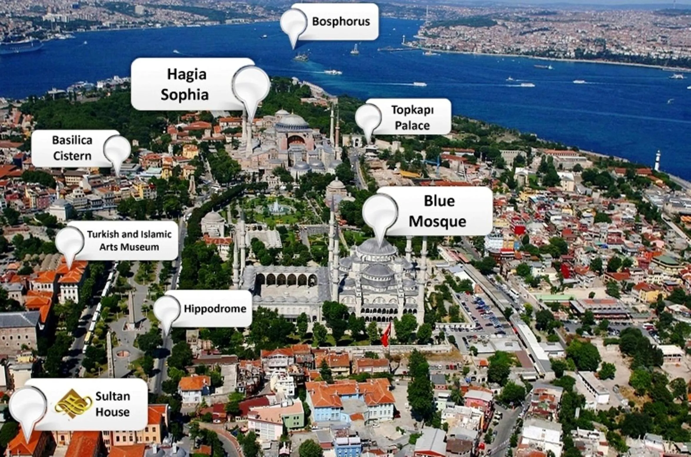 Area and facilities in Sultan House