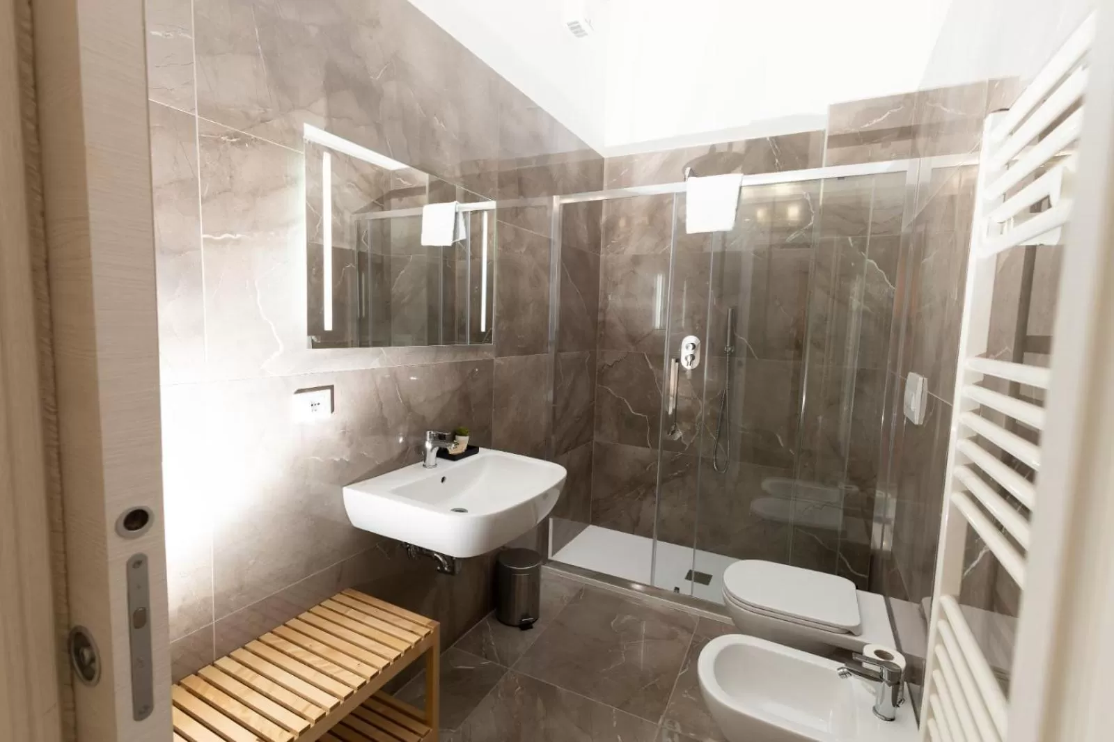 Shower, Bathroom in suebi rooms