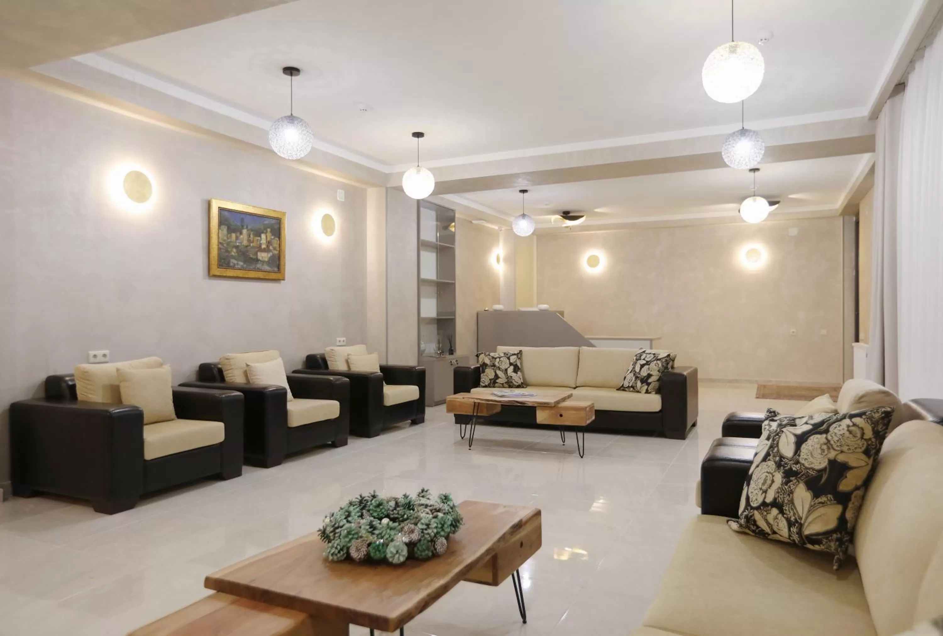 Lobby or reception, Seating Area in Sunset Terrace Mestia