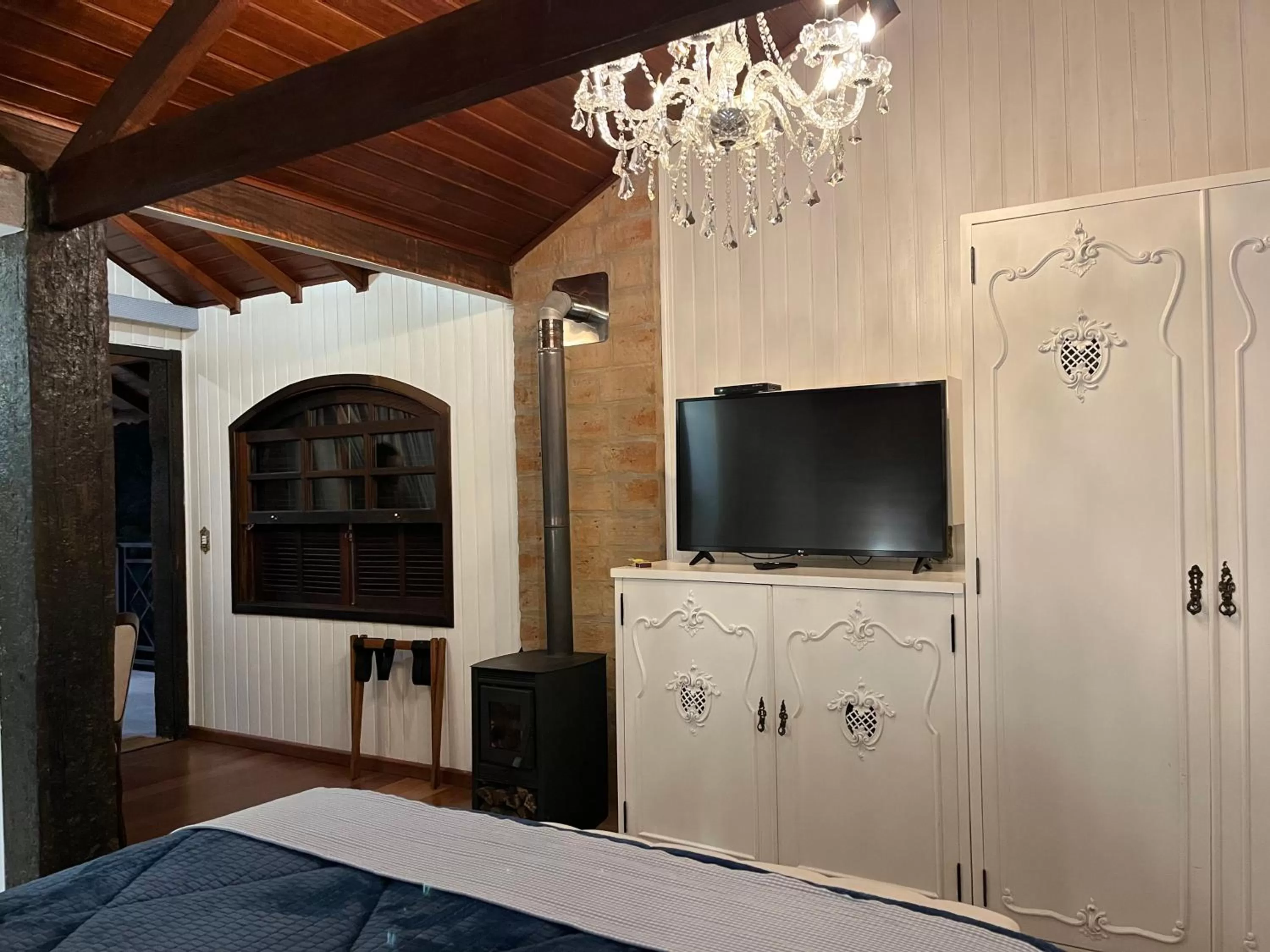 TV and multimedia, Bed in Pousada Dona Bendita