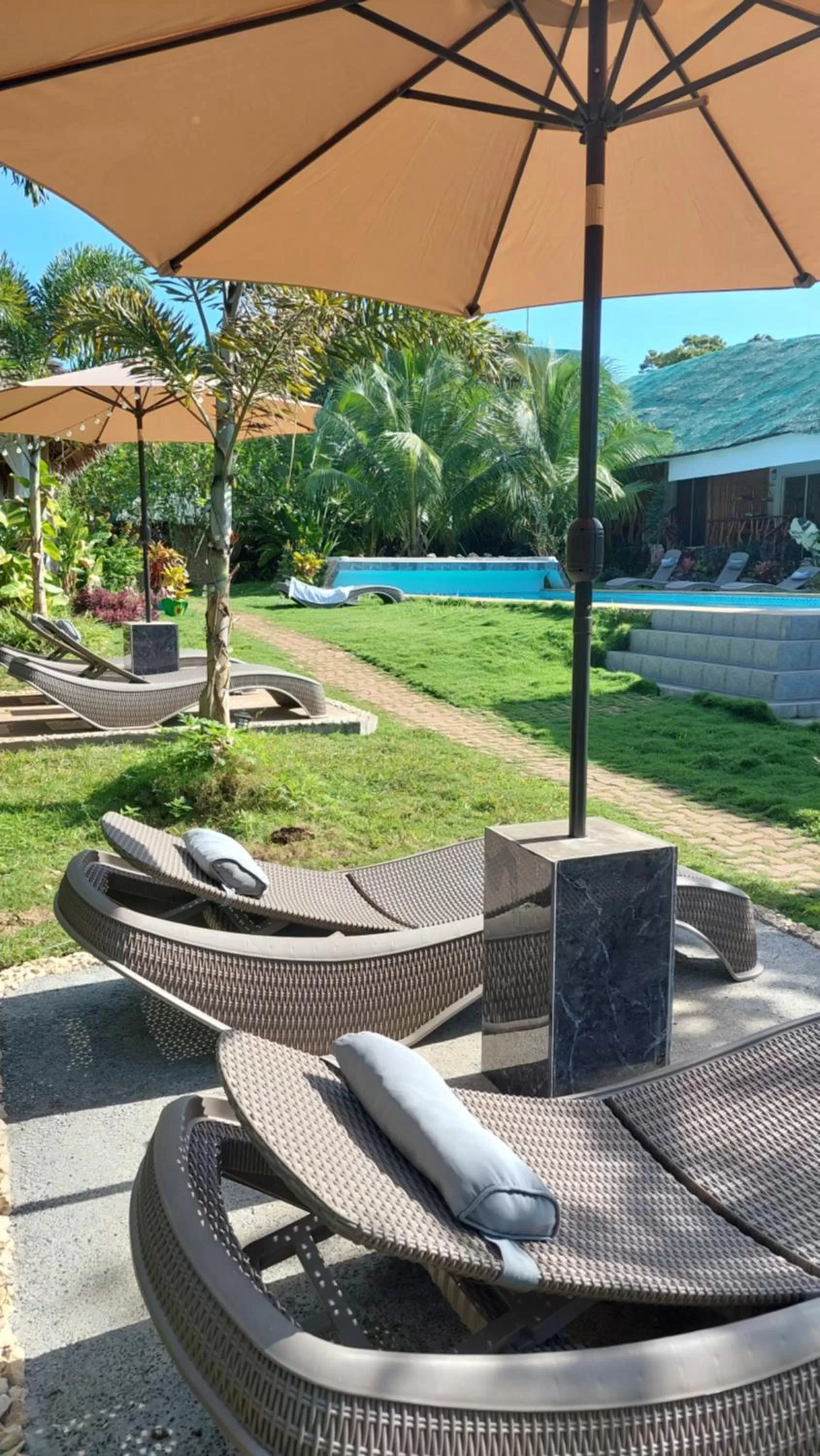 Patio in Becano Restobar and Resort