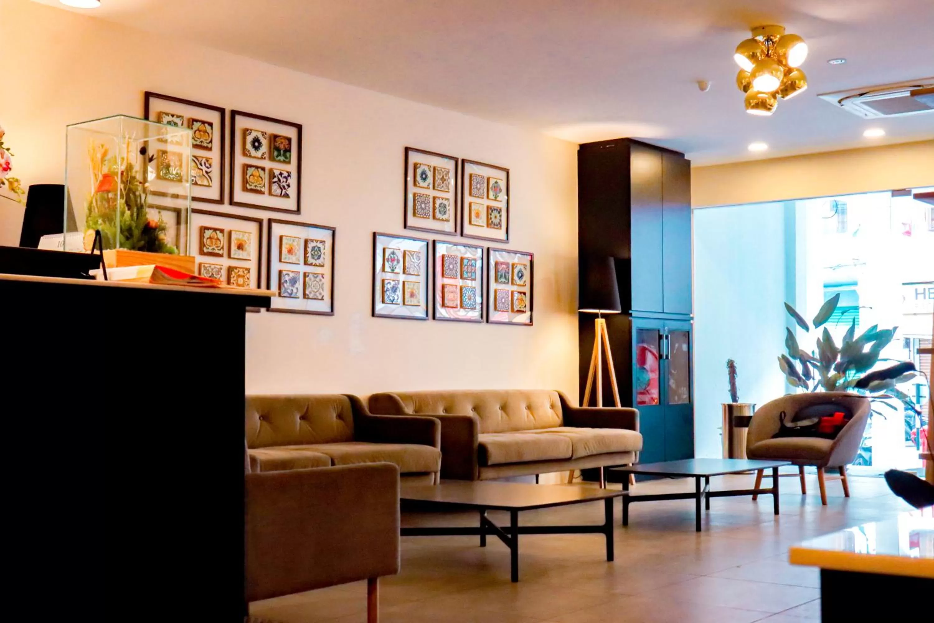 Lobby or reception in Bishop Hotel