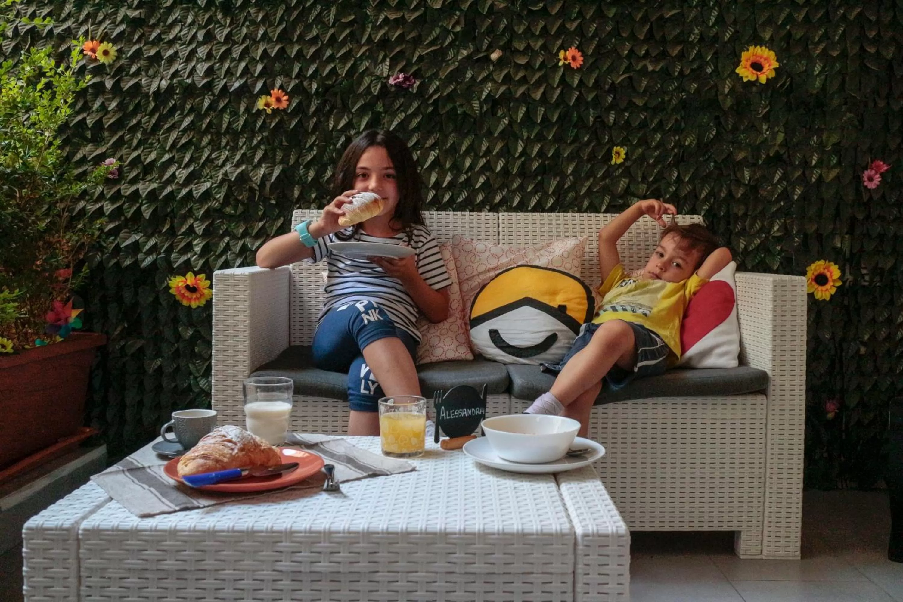 Food and drinks in La Casa di Luna