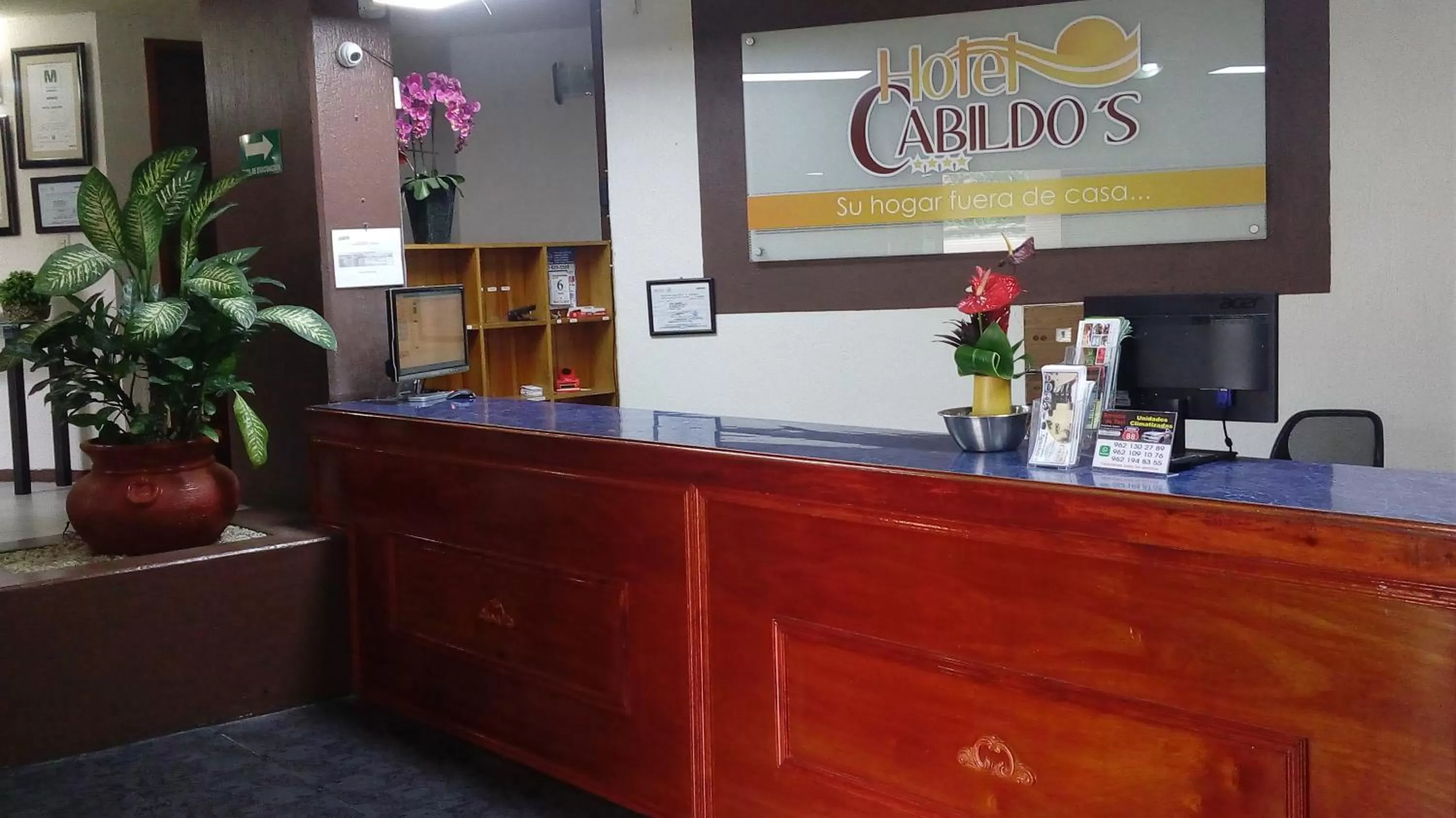 Lobby or reception in Hotel Cabildos