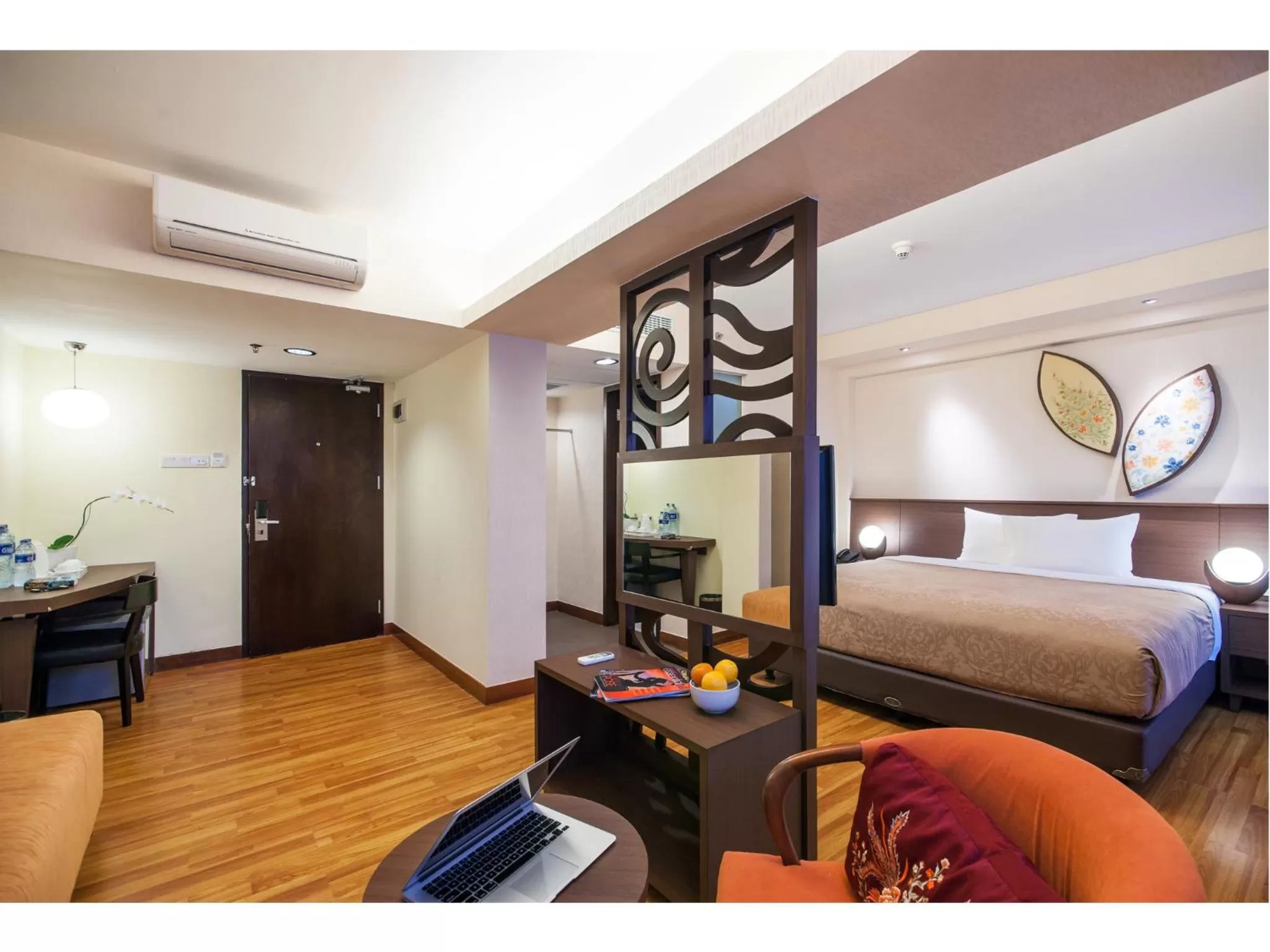 Bedroom, Bed in Atanaya Kuta Bali