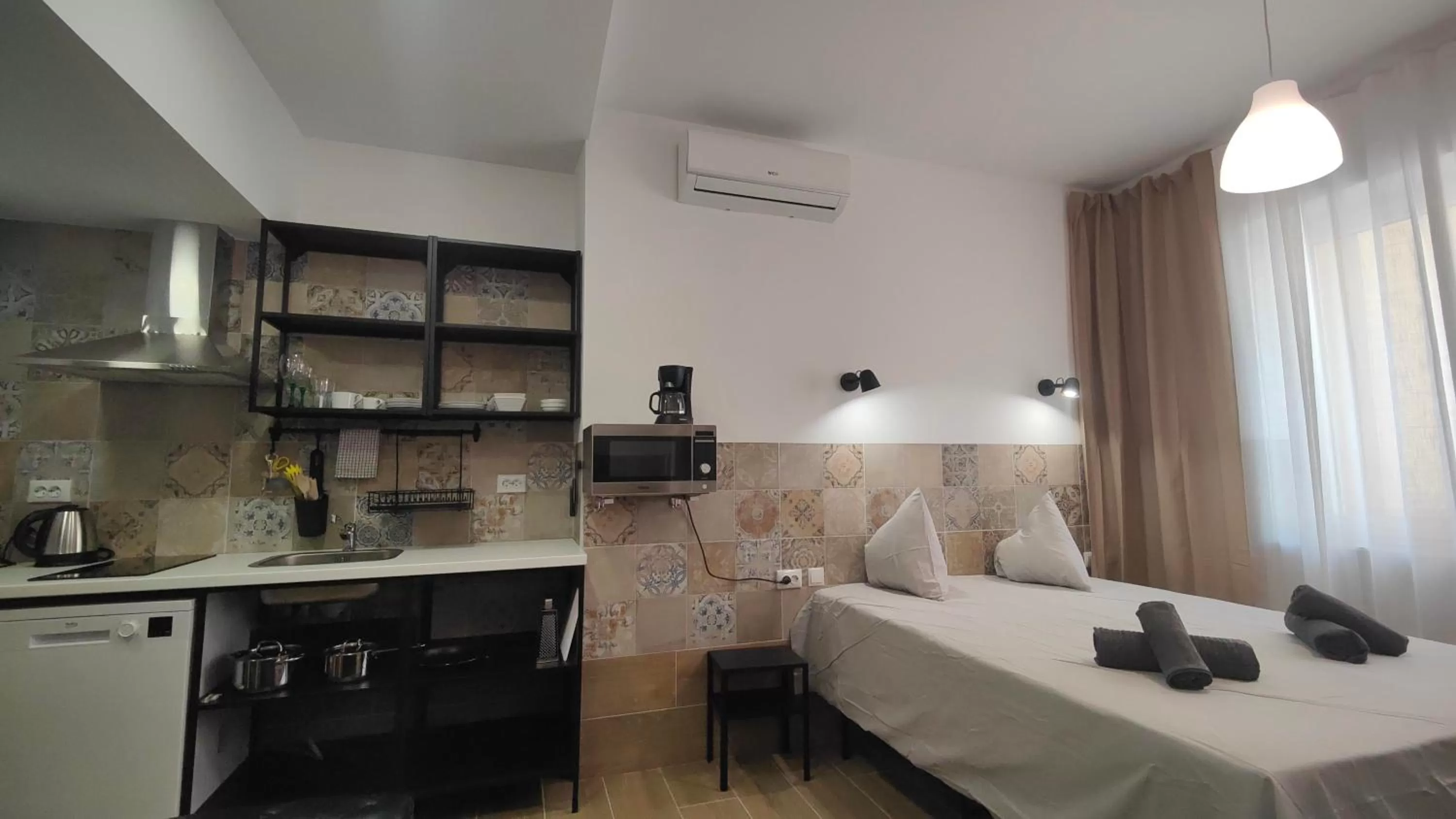 View (from property/room), Bed in Hotel Apartamentos Pueblo Mar