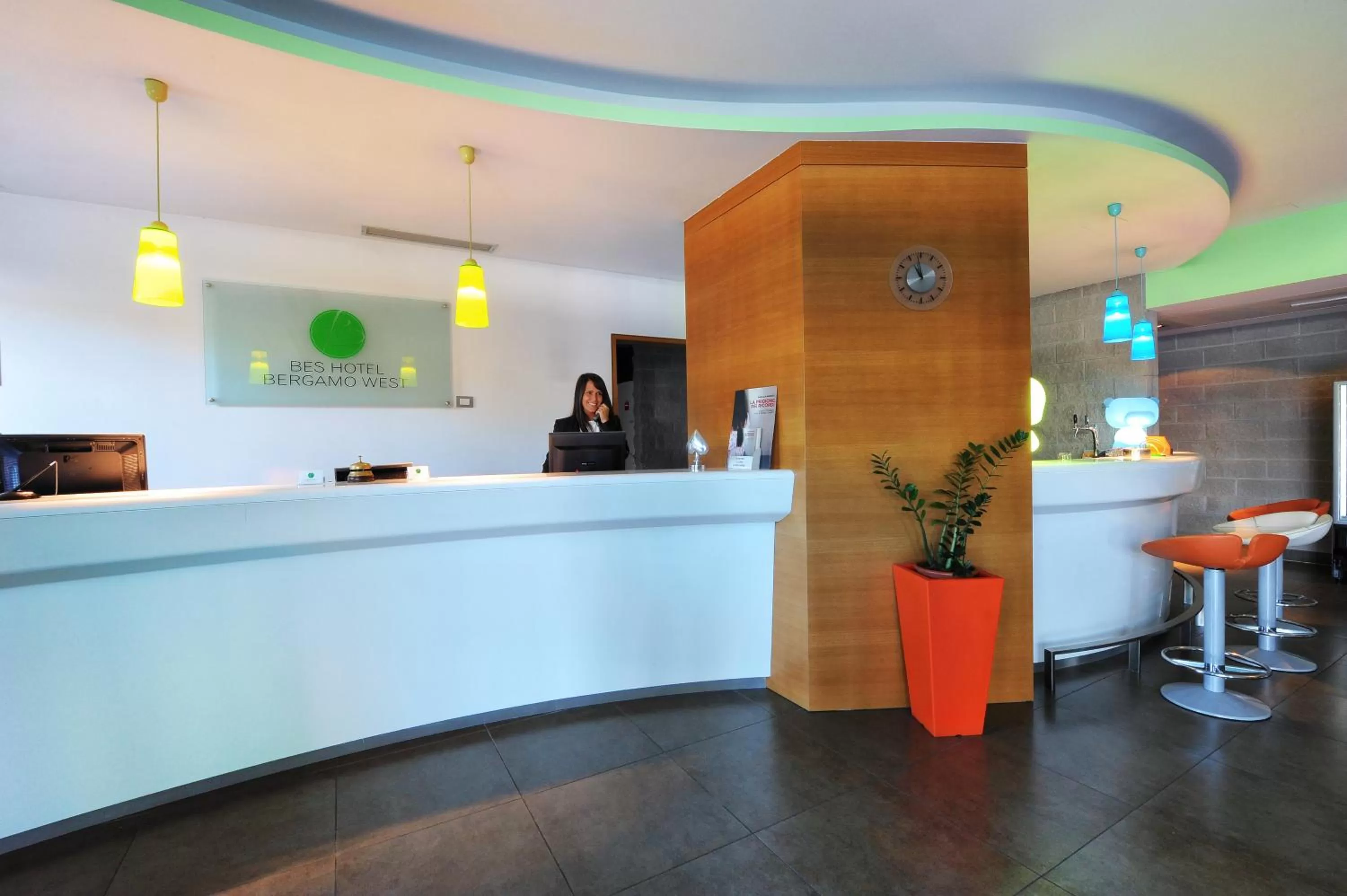 Lobby or reception in Bes Hotel Bergamo Ovest