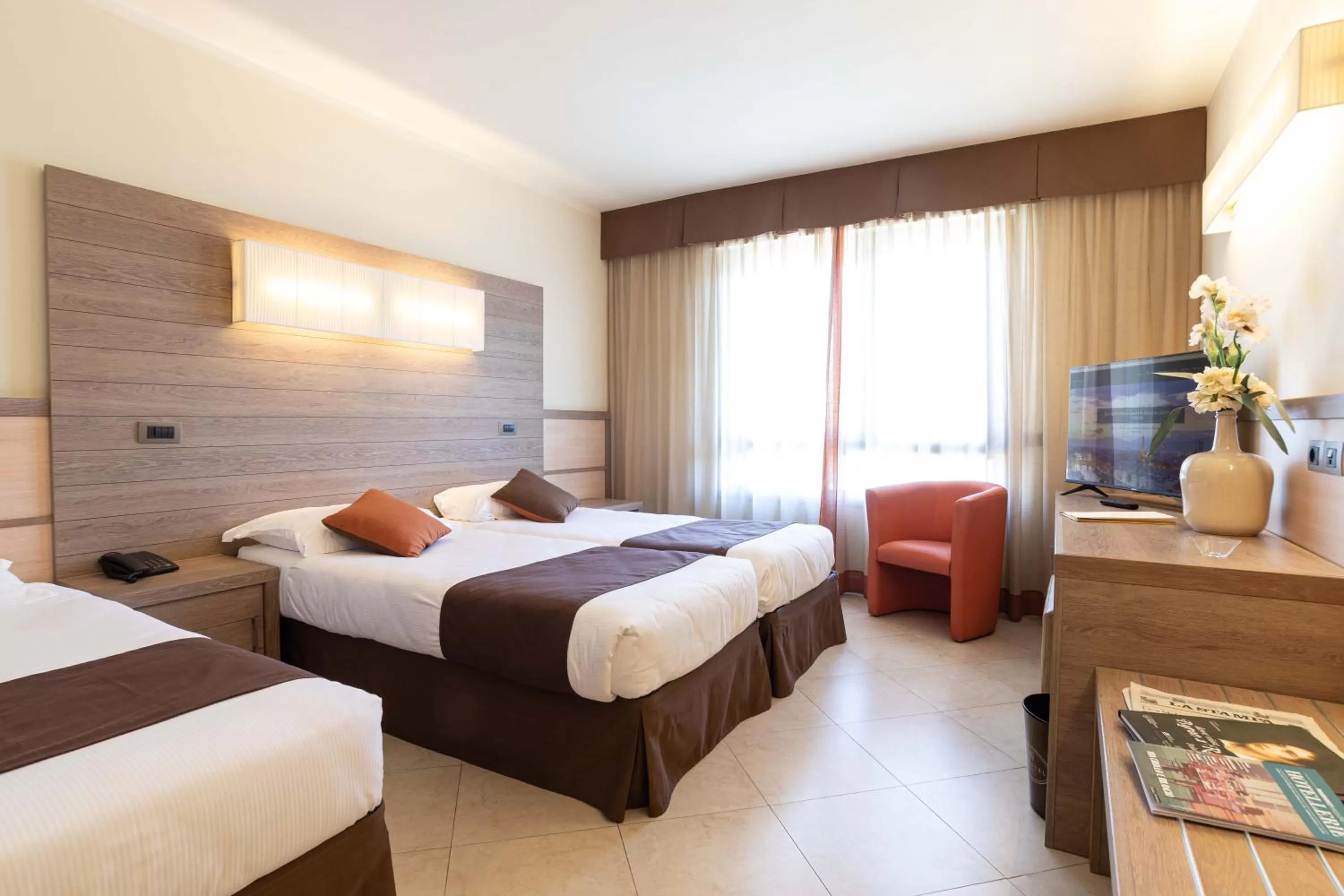 Bed in NilHotel Florence