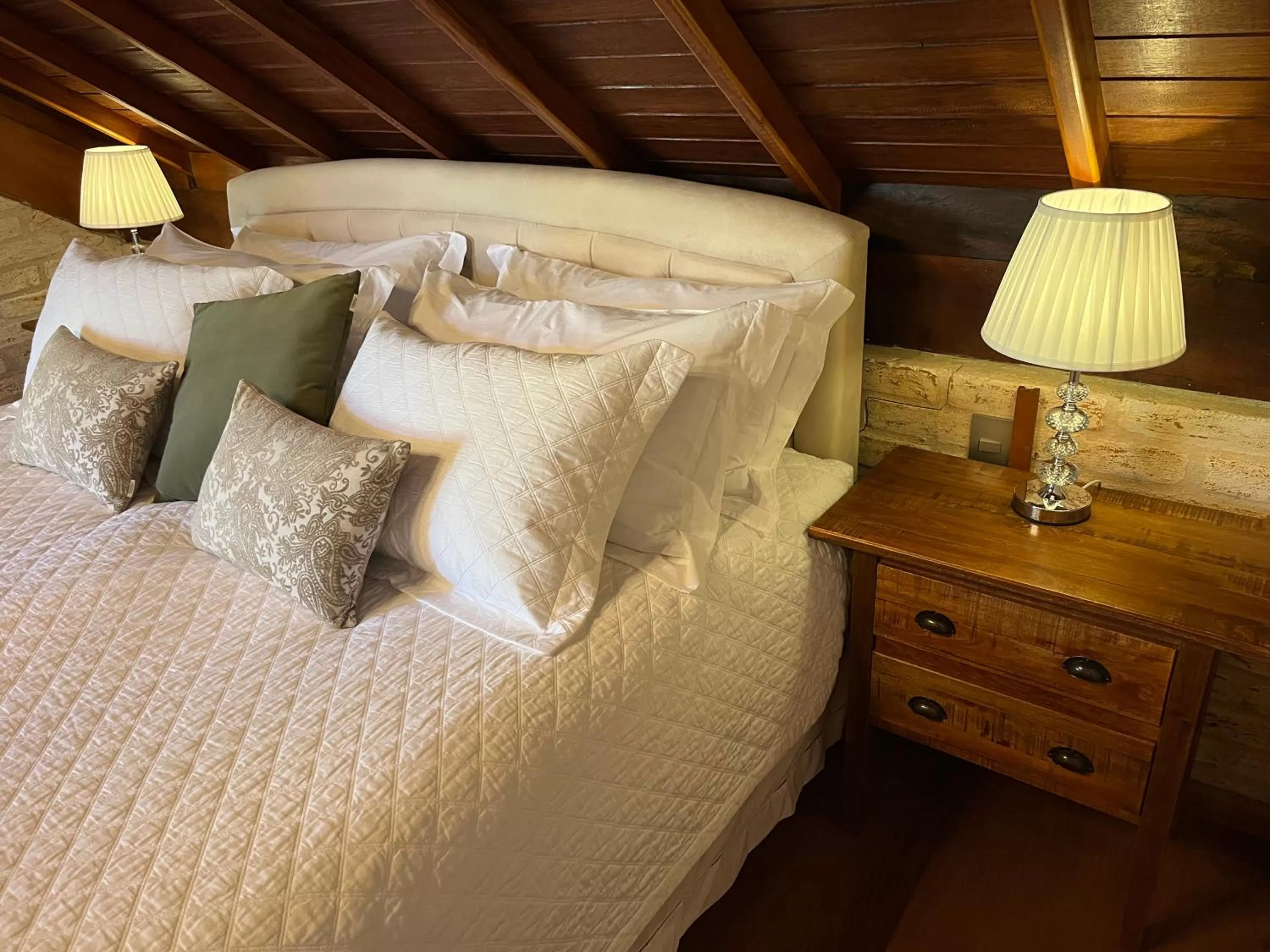 Bed in Pousada Dona Bendita