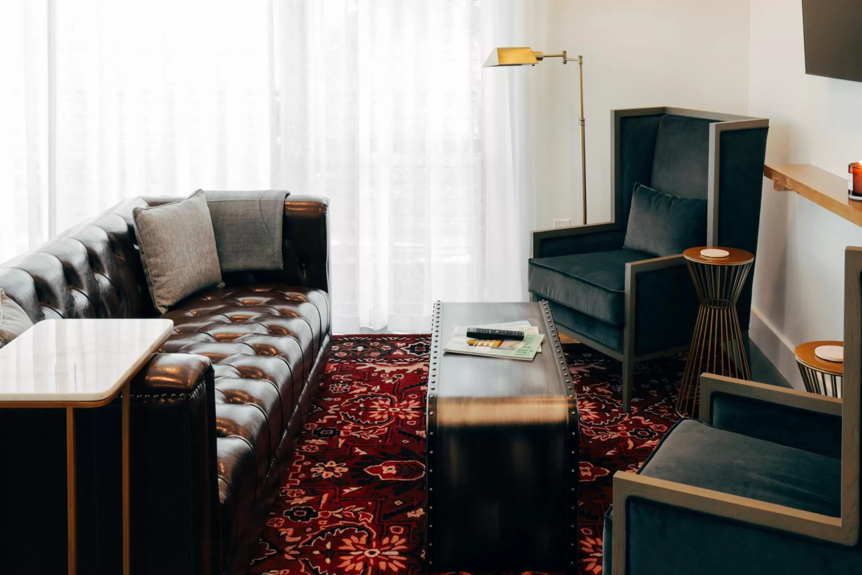 Seating area in Colton House Hotel