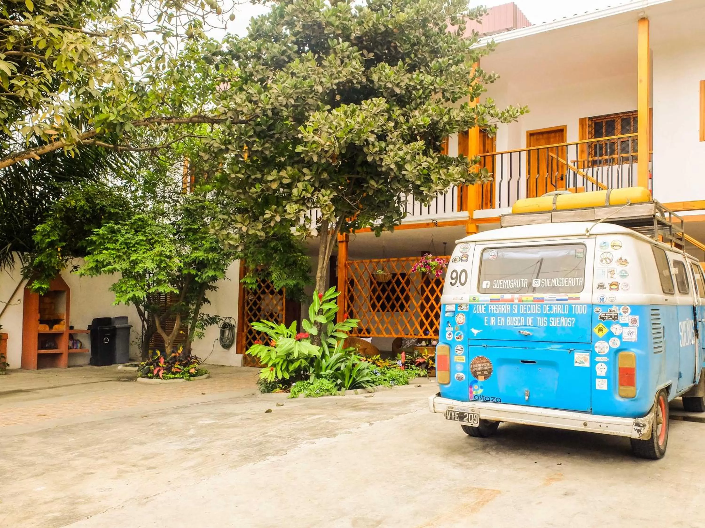 Patio in Hotel Boutique Platanal