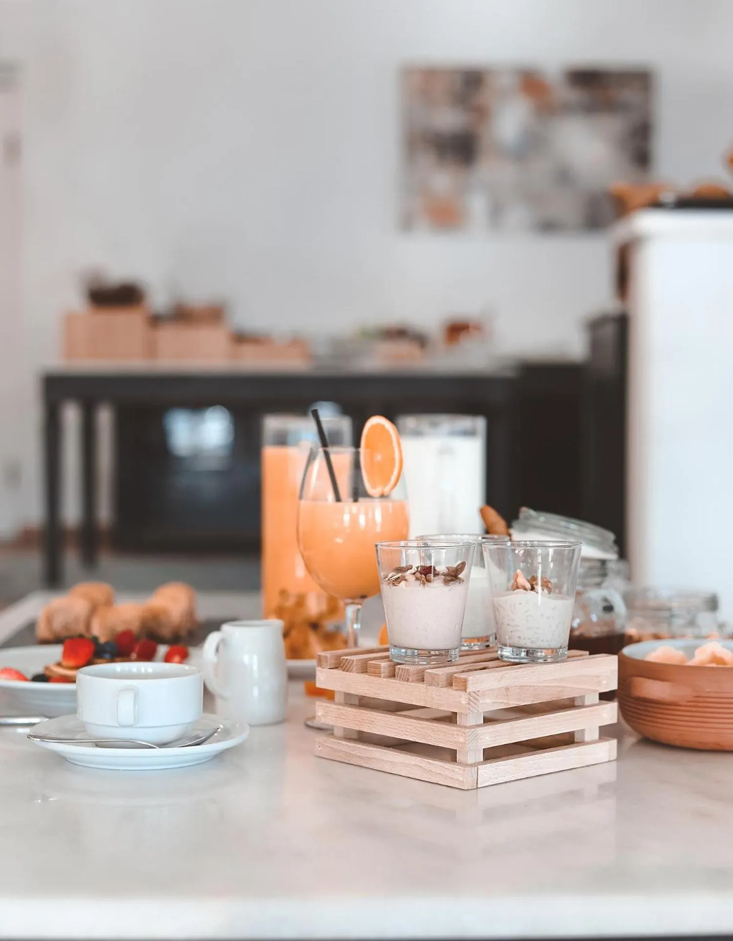 Continental breakfast in Deliades Hotel