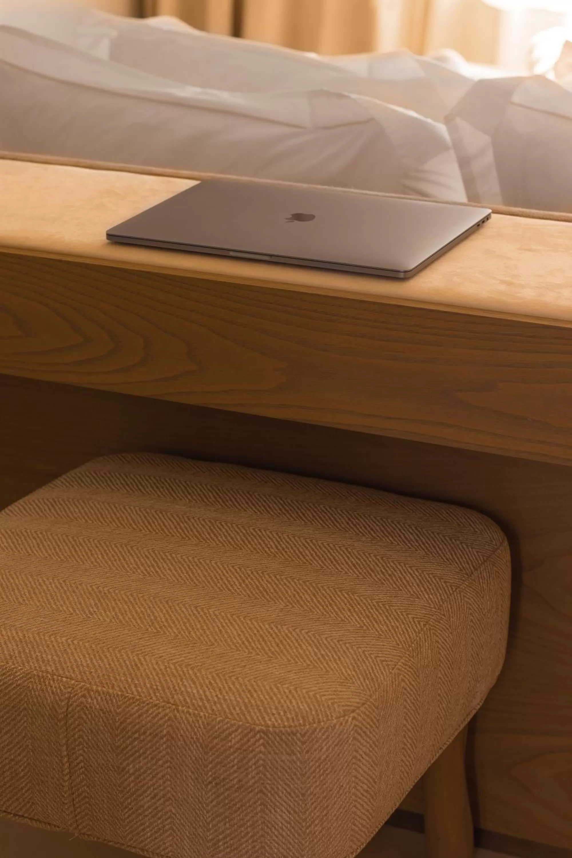 Decorative detail, Bed in Avgoustos Suites Naxos