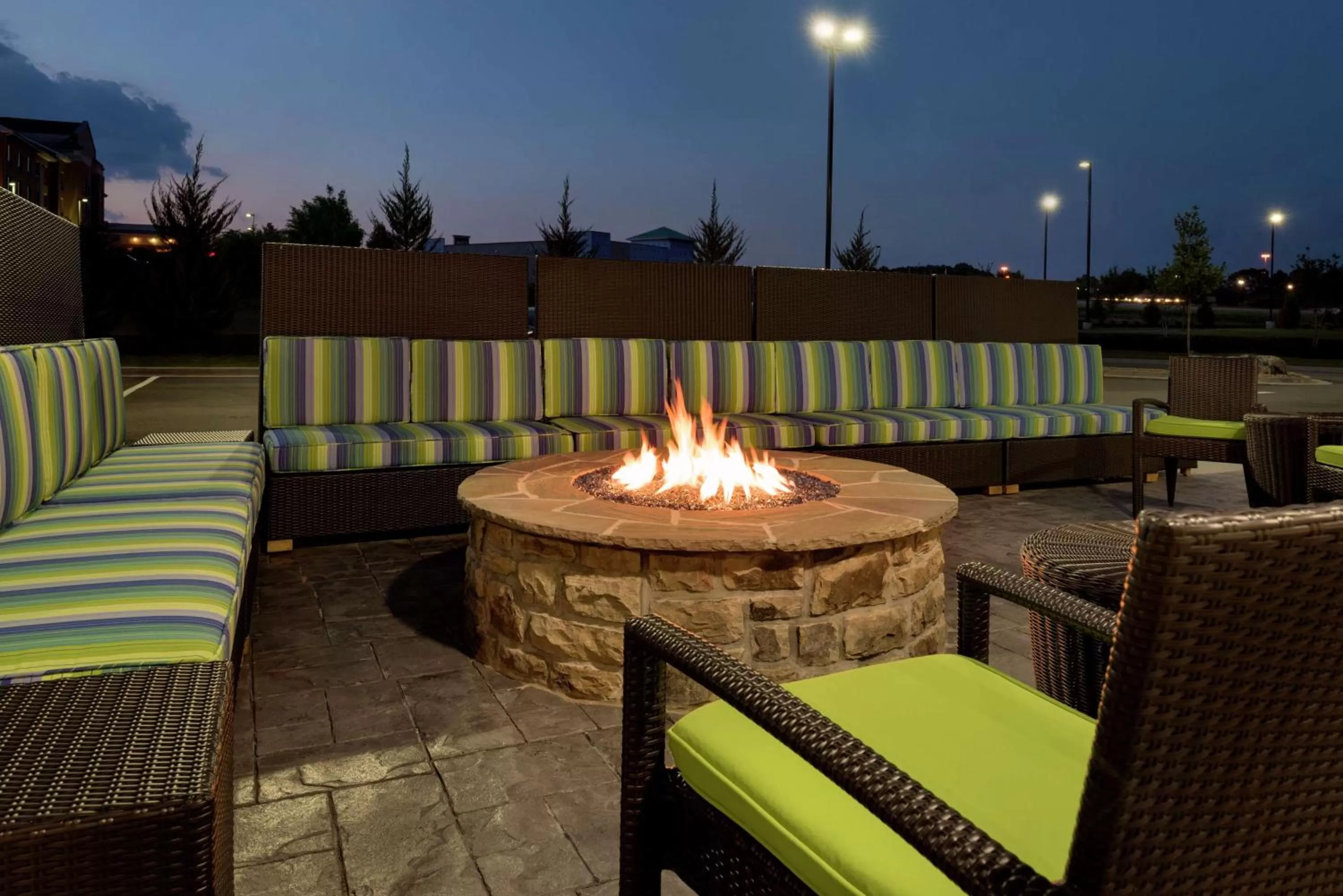 Patio in Home2 Suites by Hilton Atlanta South/McDonough