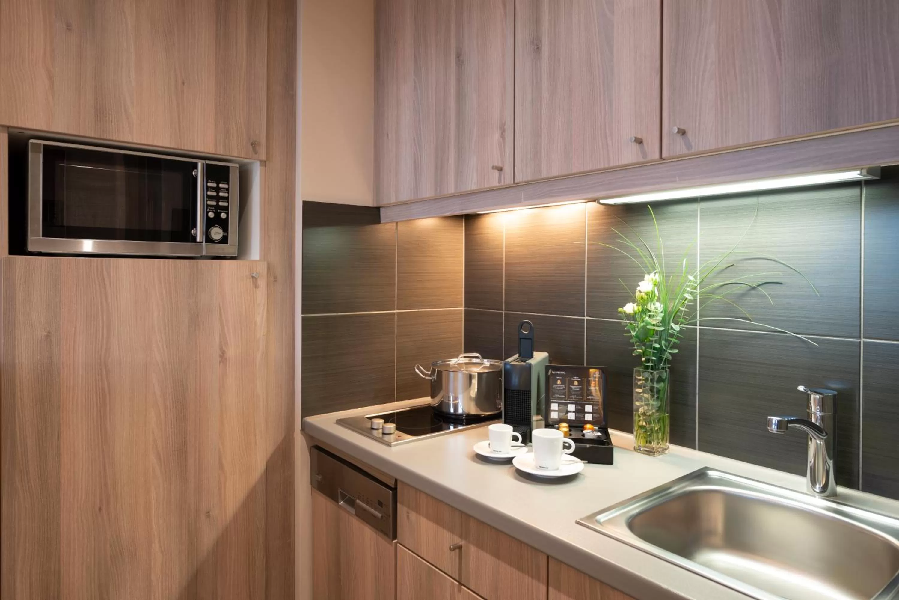 Kitchen or kitchenette in Aparthotel Adagio Berlin Kurfürstendamm