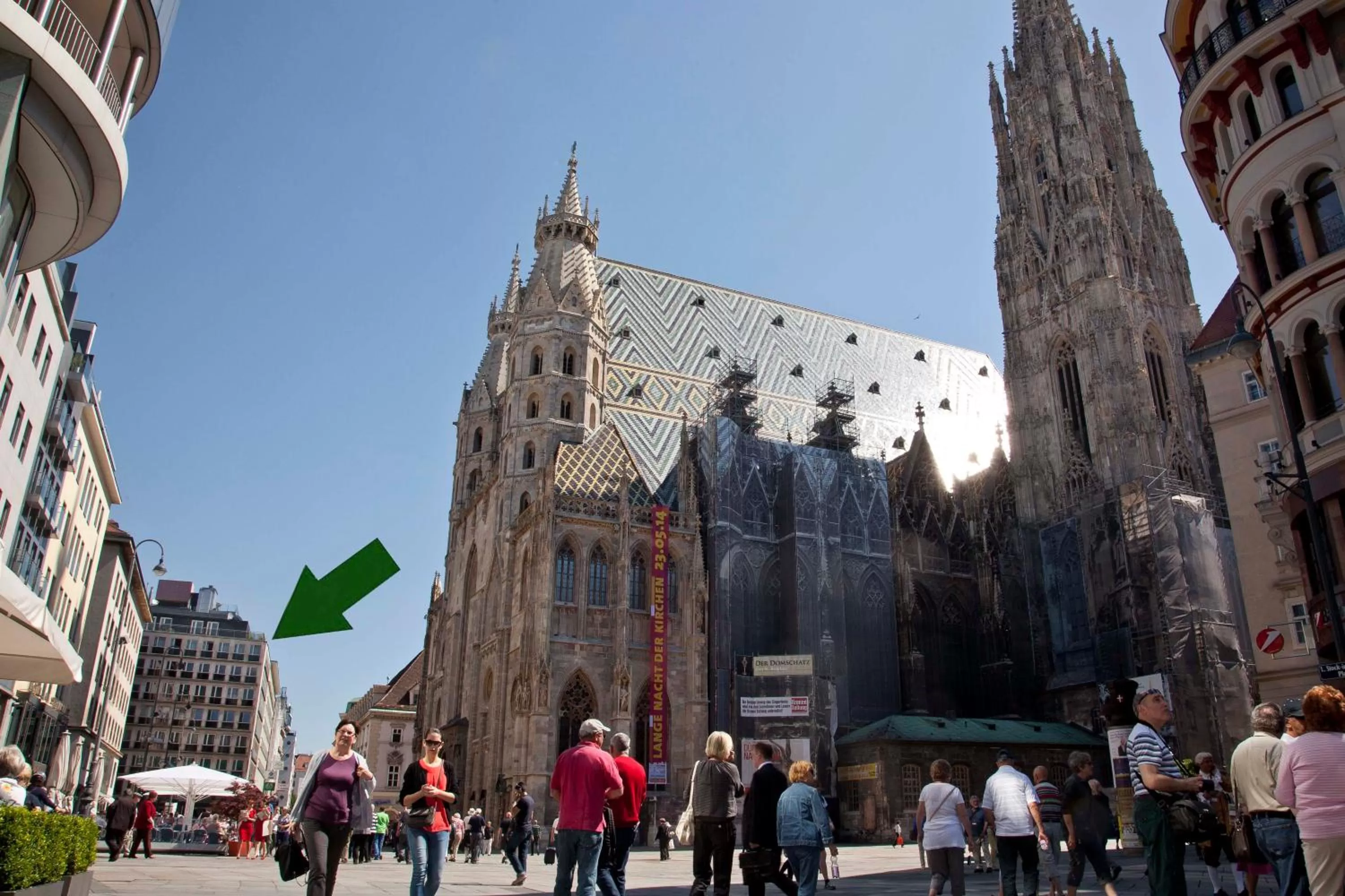 Property building in Pension Sacher - Apartments am Stephansplatz