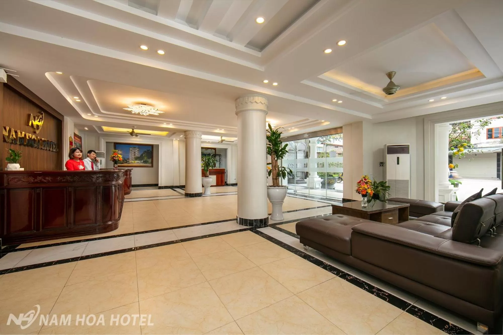 Lobby or reception in Nam Hoa Hotel
