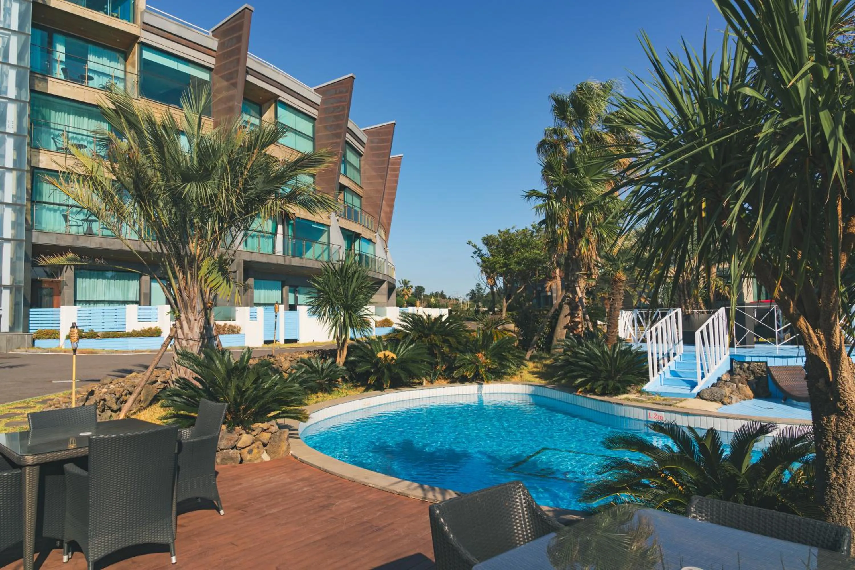 Swimming Pool in Jeju Hotel Scarboro