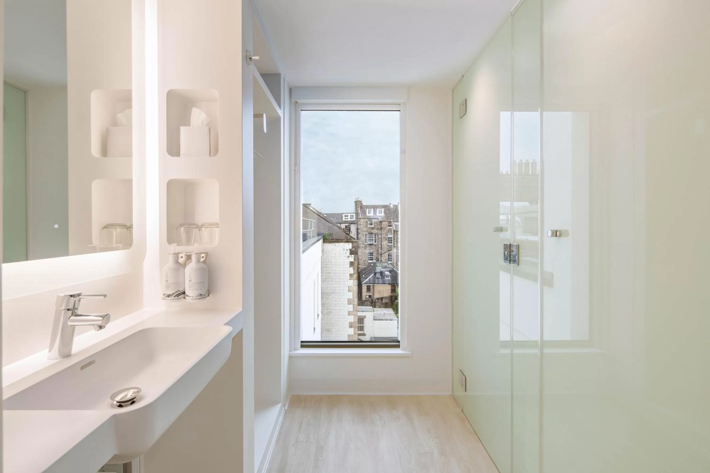 Bathroom in YOTEL Edinburgh