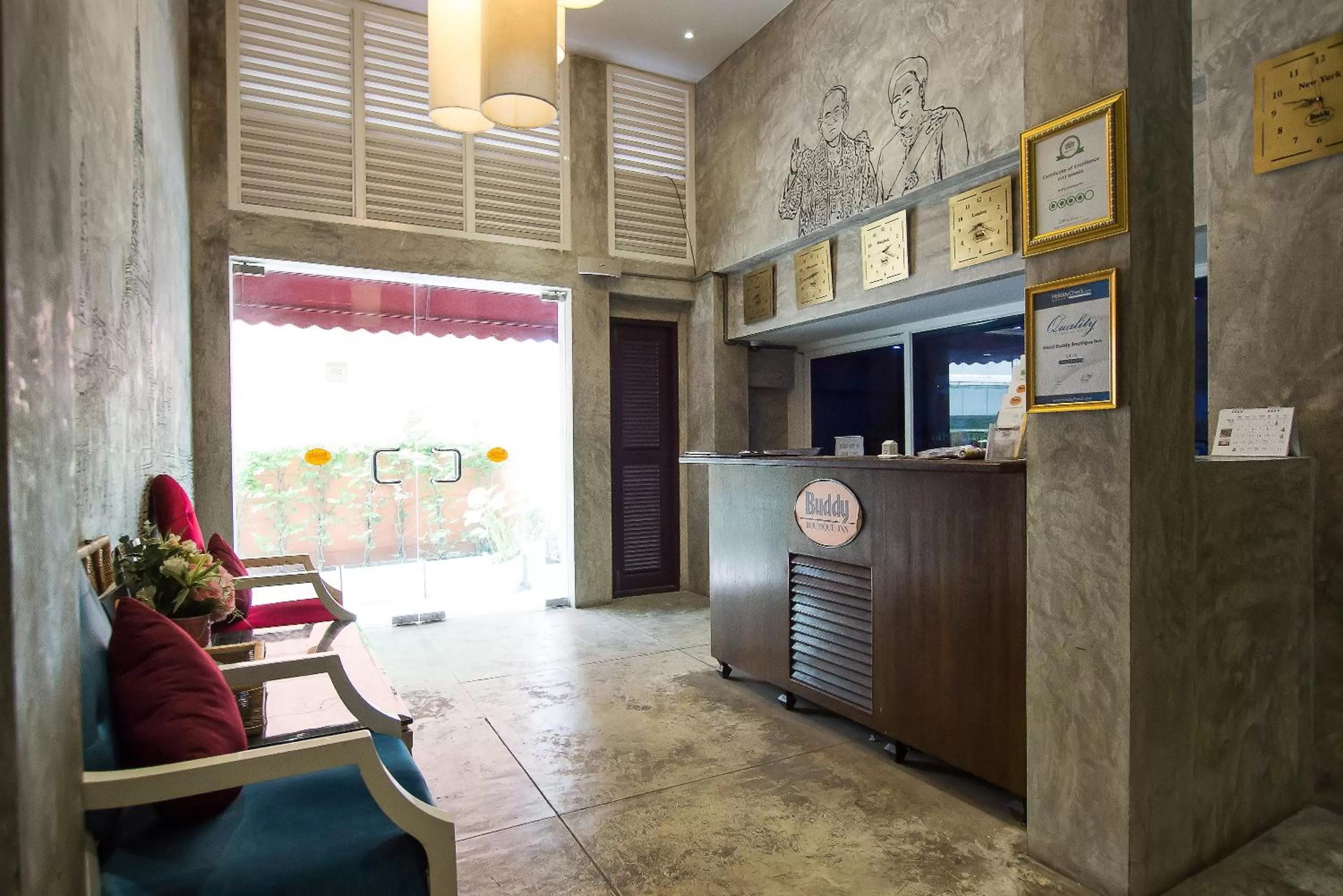 Lobby or reception in Buddy Boutique Inn