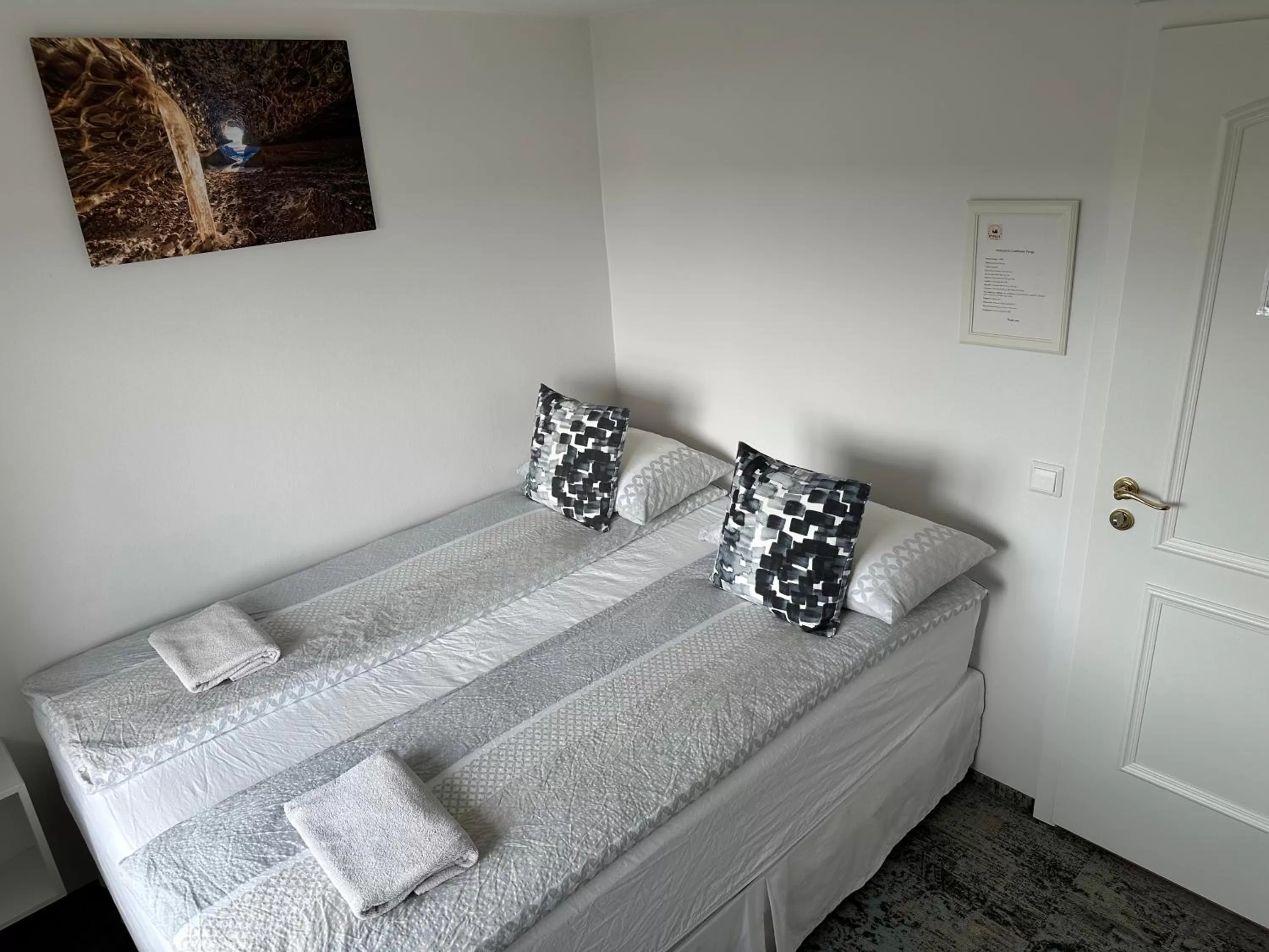 Bed in Guesthouse Dyngja